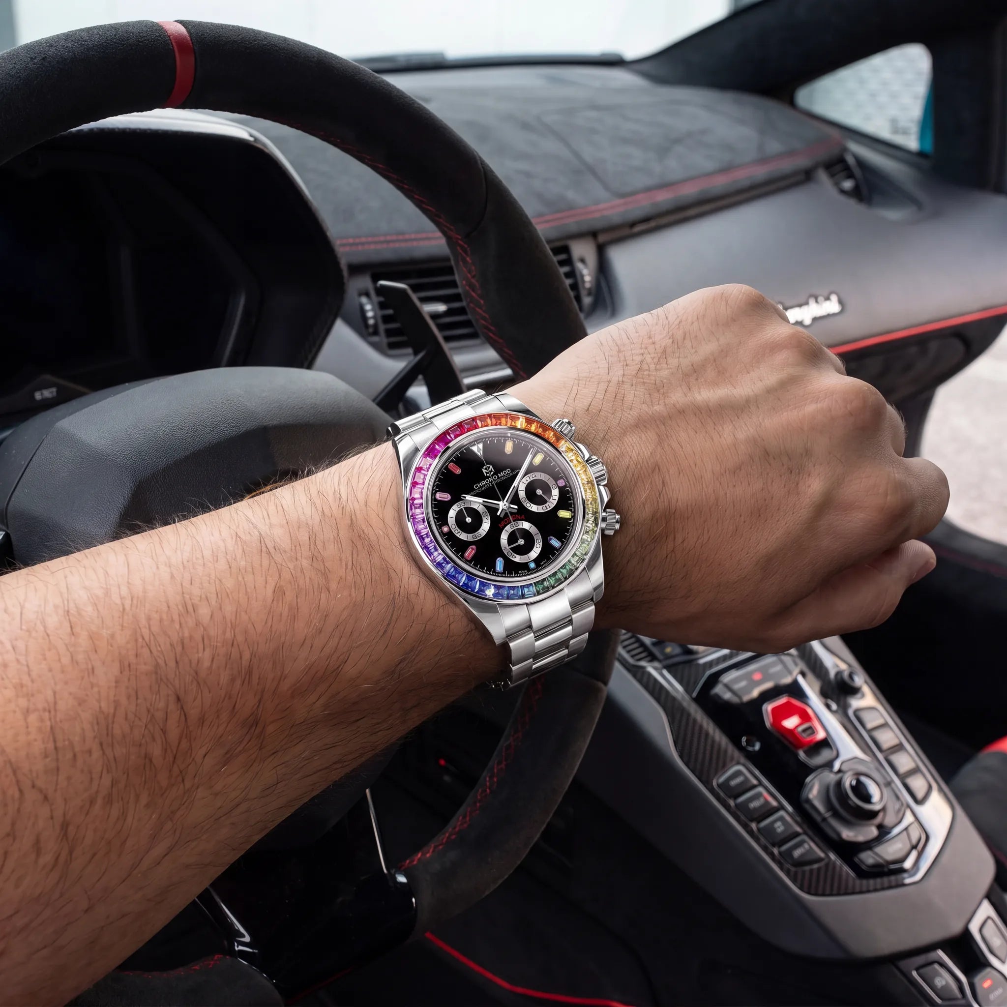 Chrono Mod Modena rainbow au-poignet
