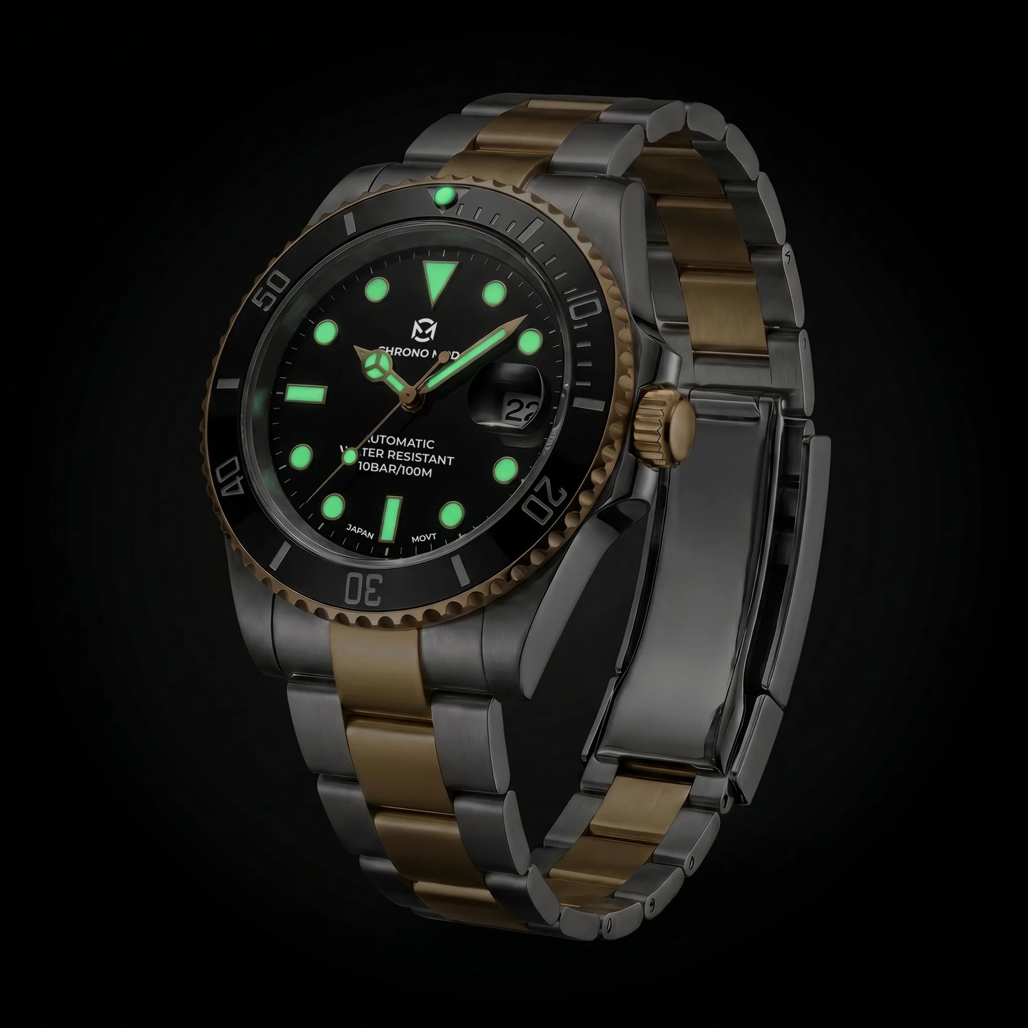 Chrono Mod DeptMaster black-rolesor lume-nuit