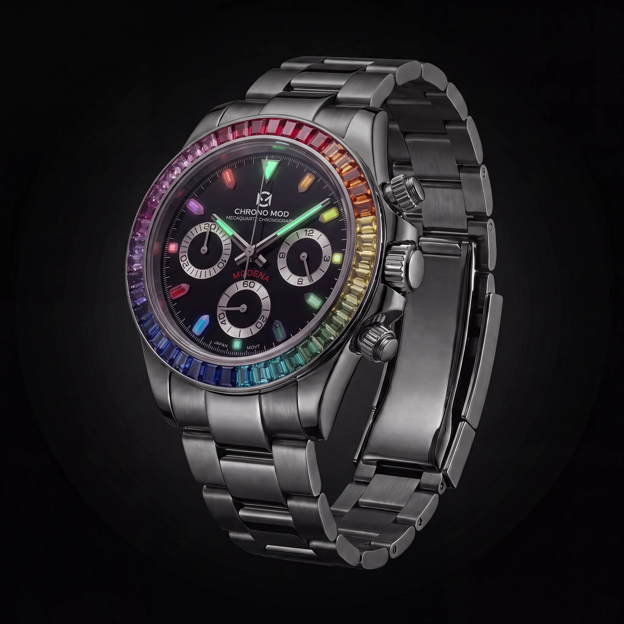 Chrono Mod Modena rainbow lume-nuit