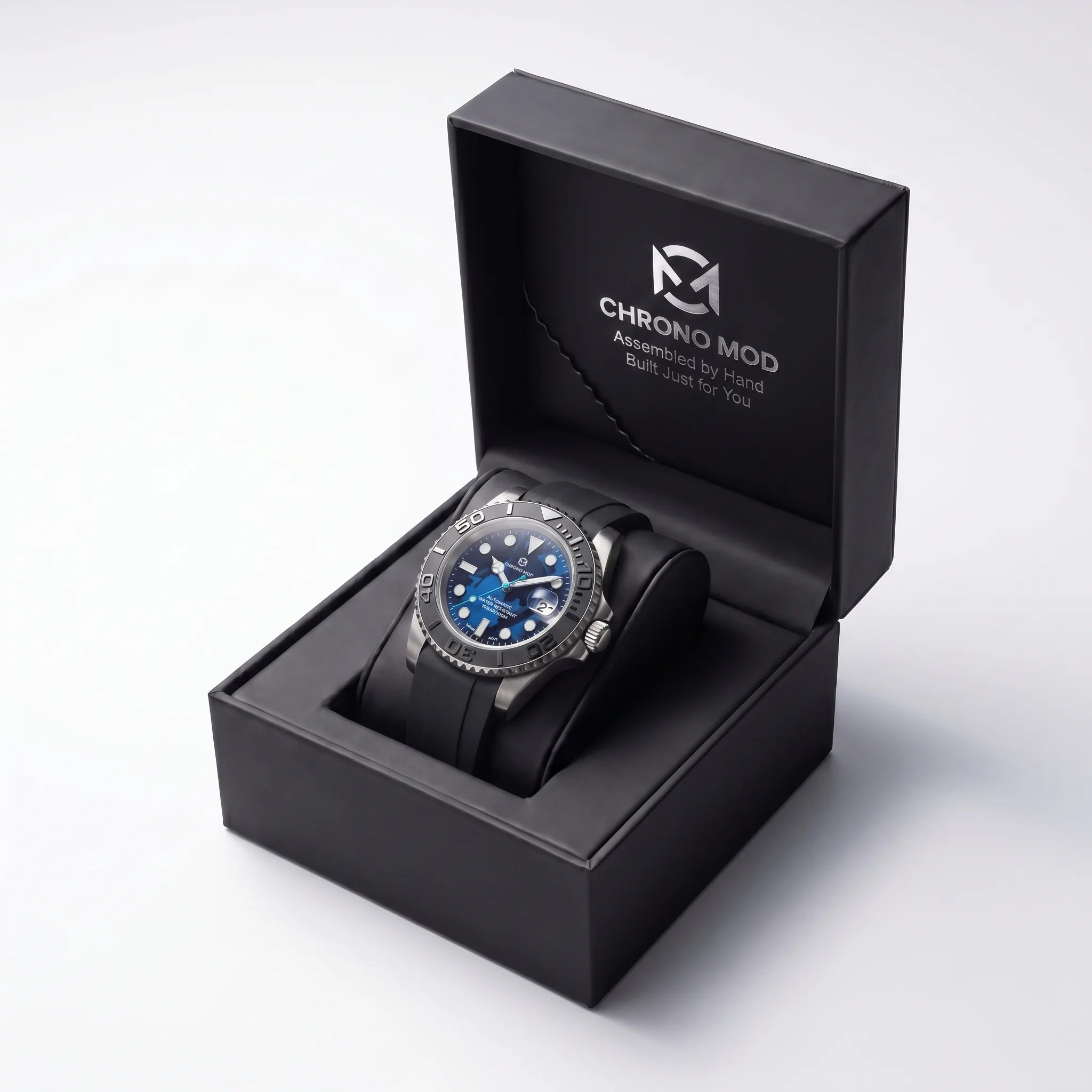 Chrono Mod DeptMaster titanium-blue coffret