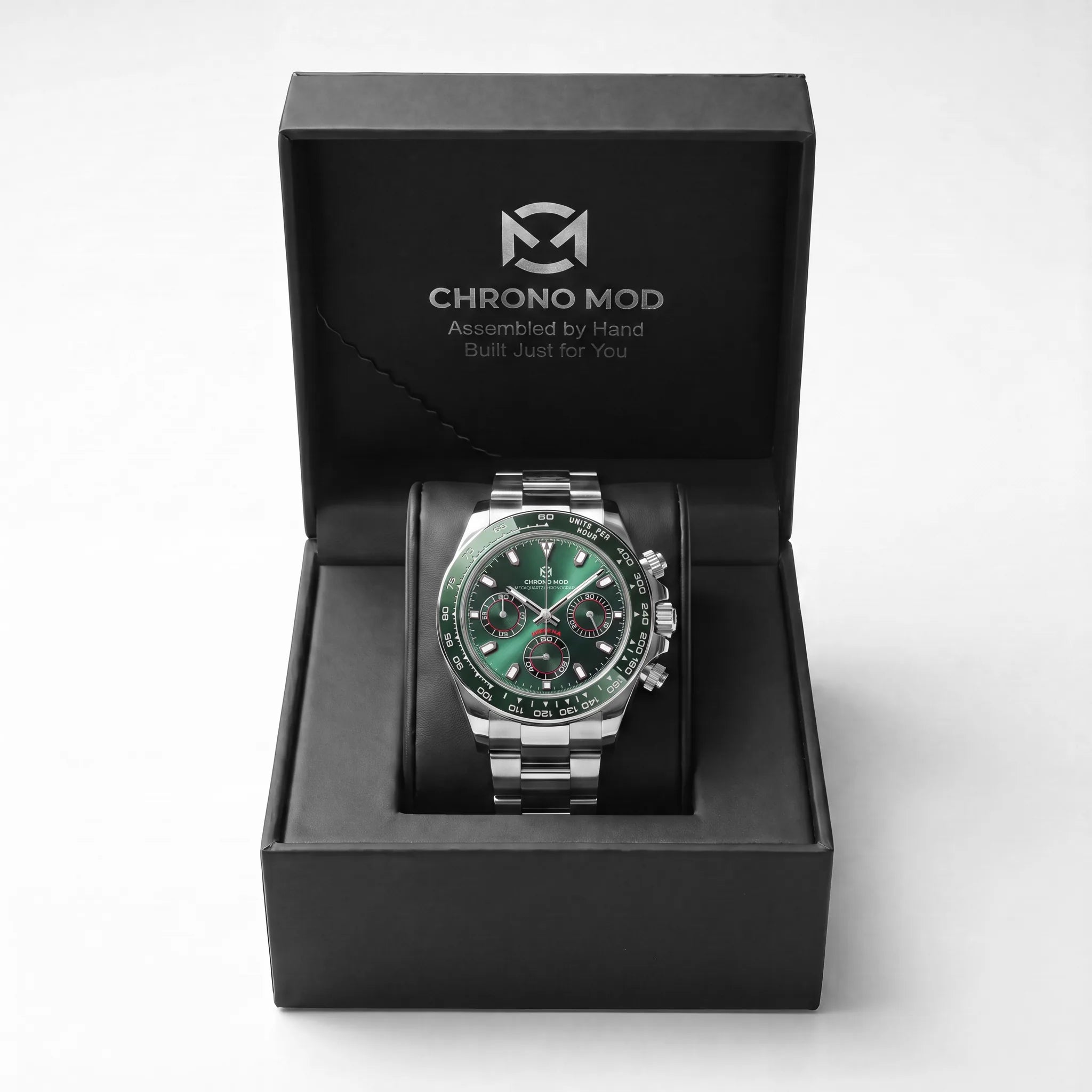 Chrono Mod Modena emerald-green coffret