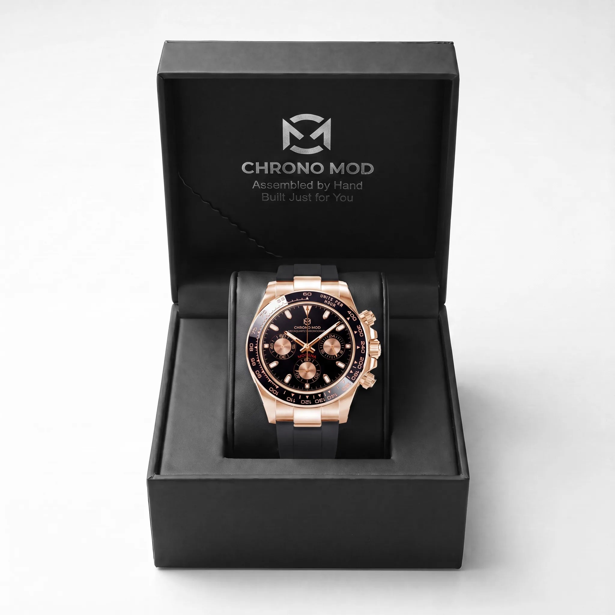 Chrono Mod Modena rose-gold-black coffret