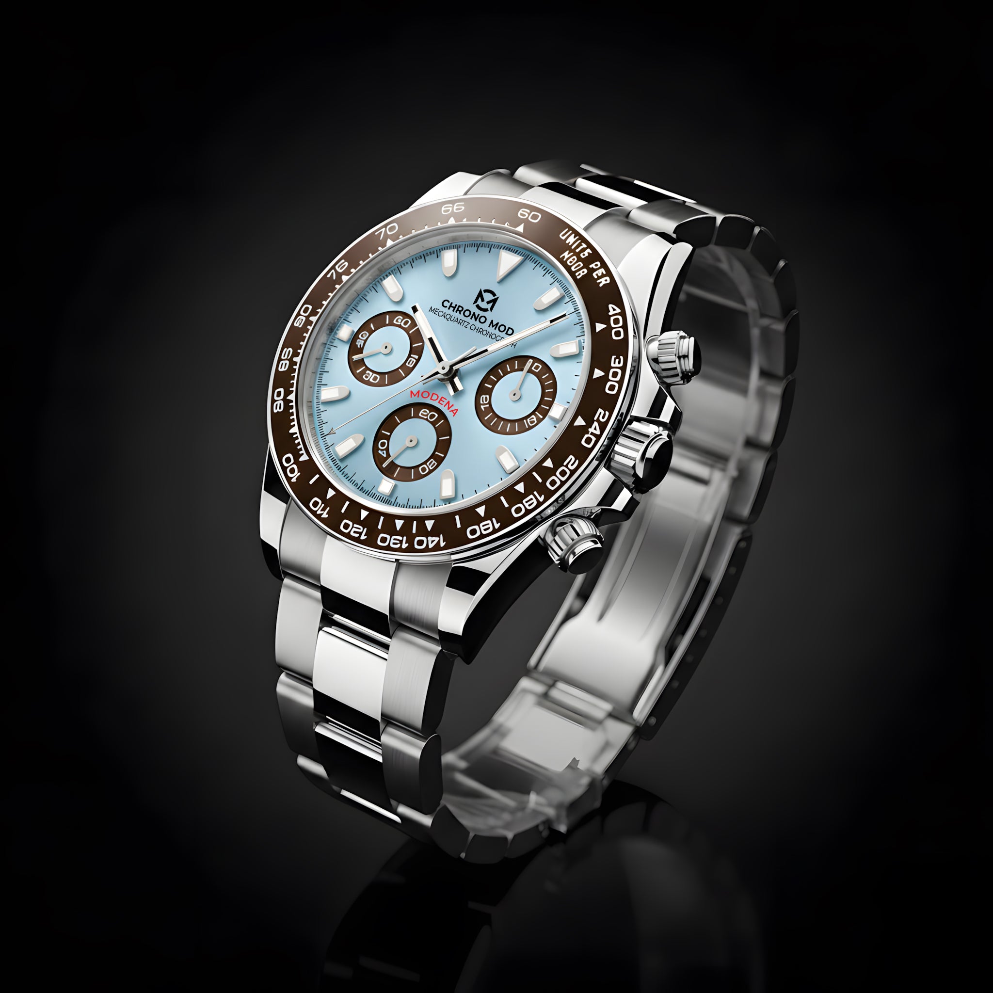 Modena – Platinum Chronograph