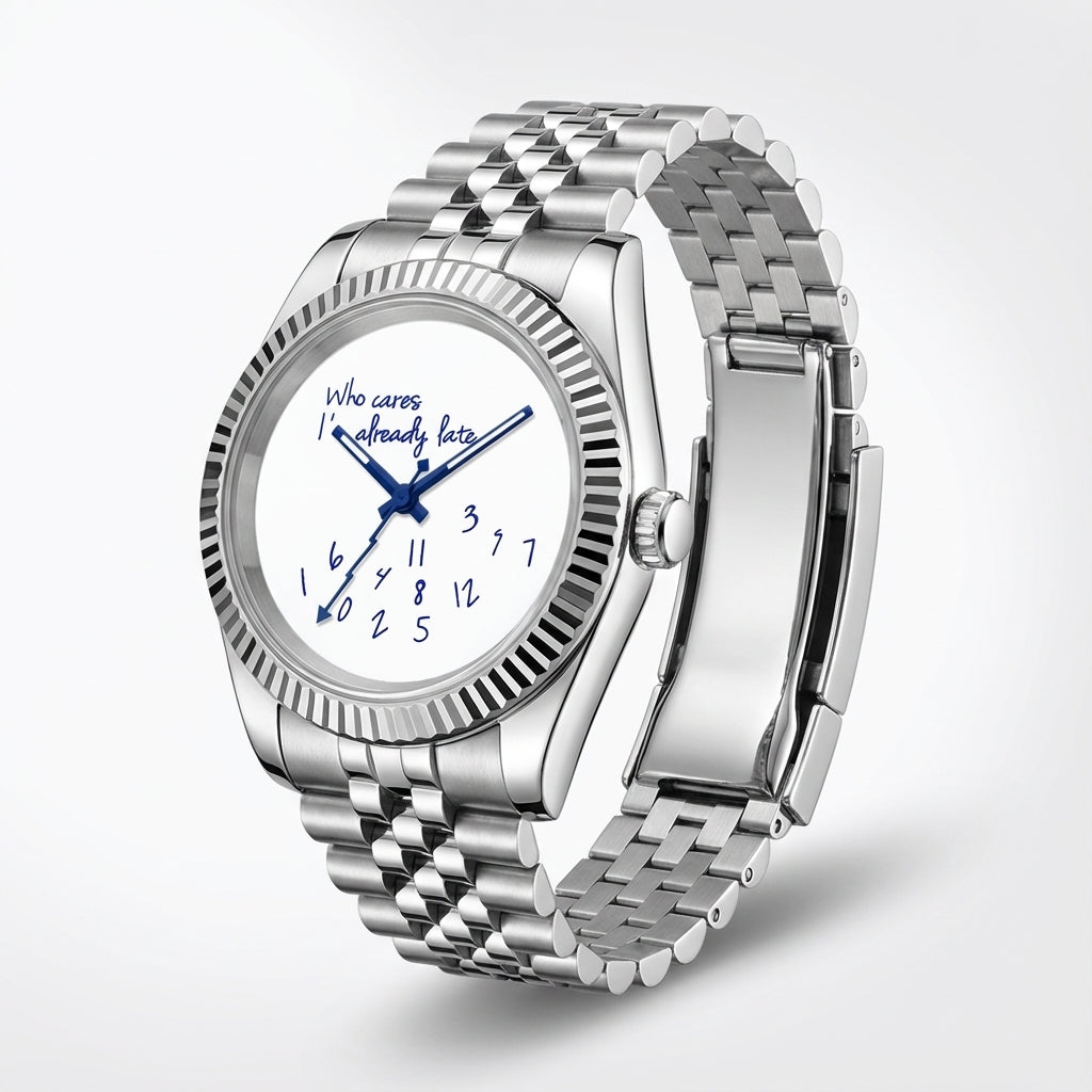 Classic Date – “Who Cares I’m Already Late” Dial