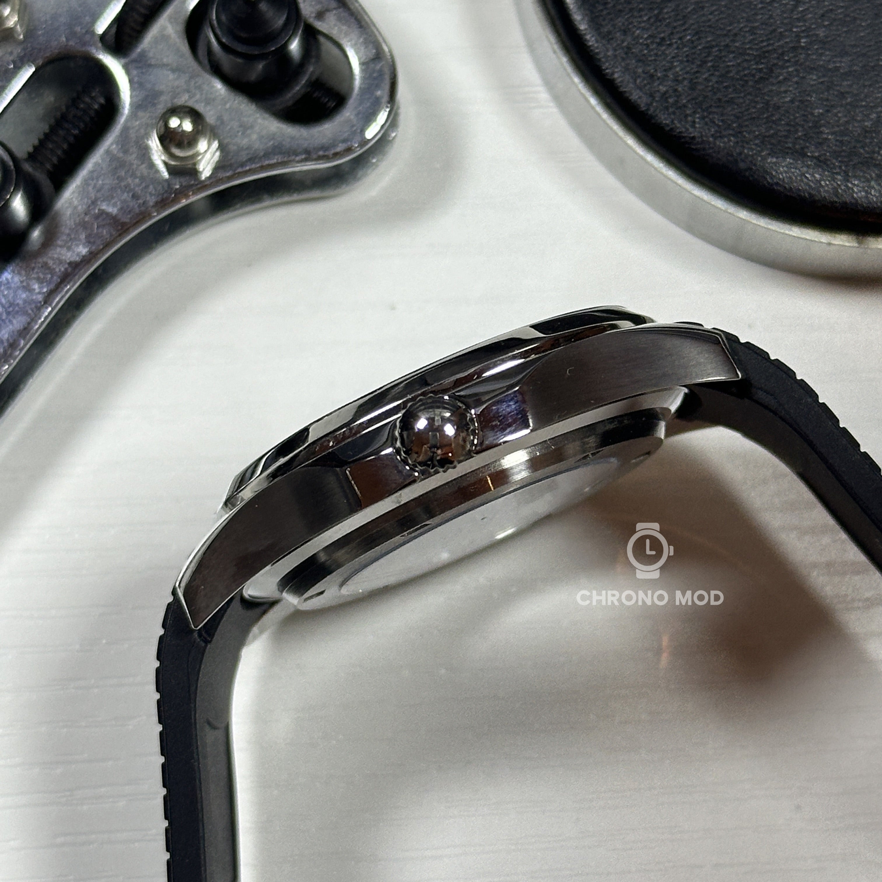 Seiko Mod Aquanaut Black 42mm | BLACK