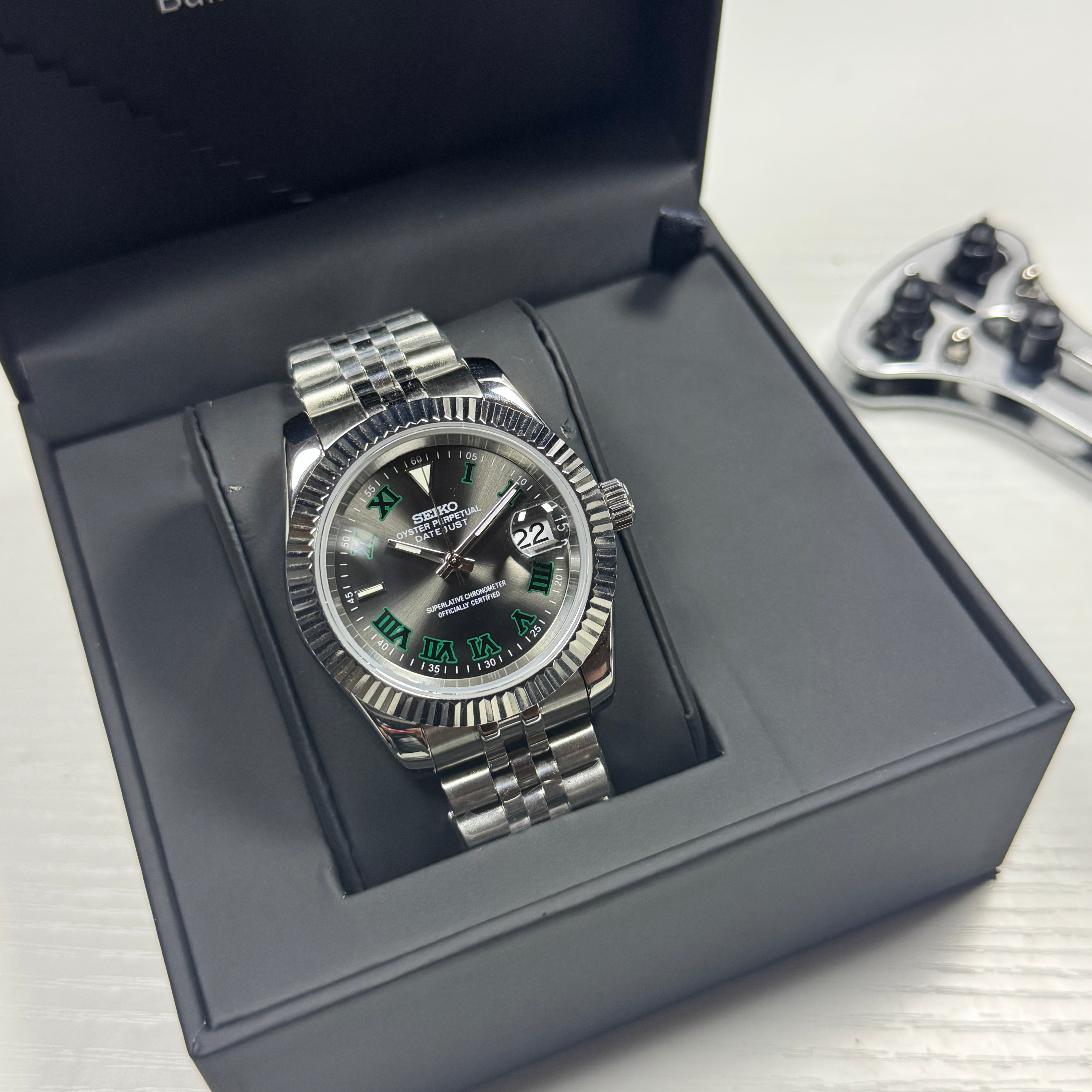 Seiko Mod Datejust | Wimbledon