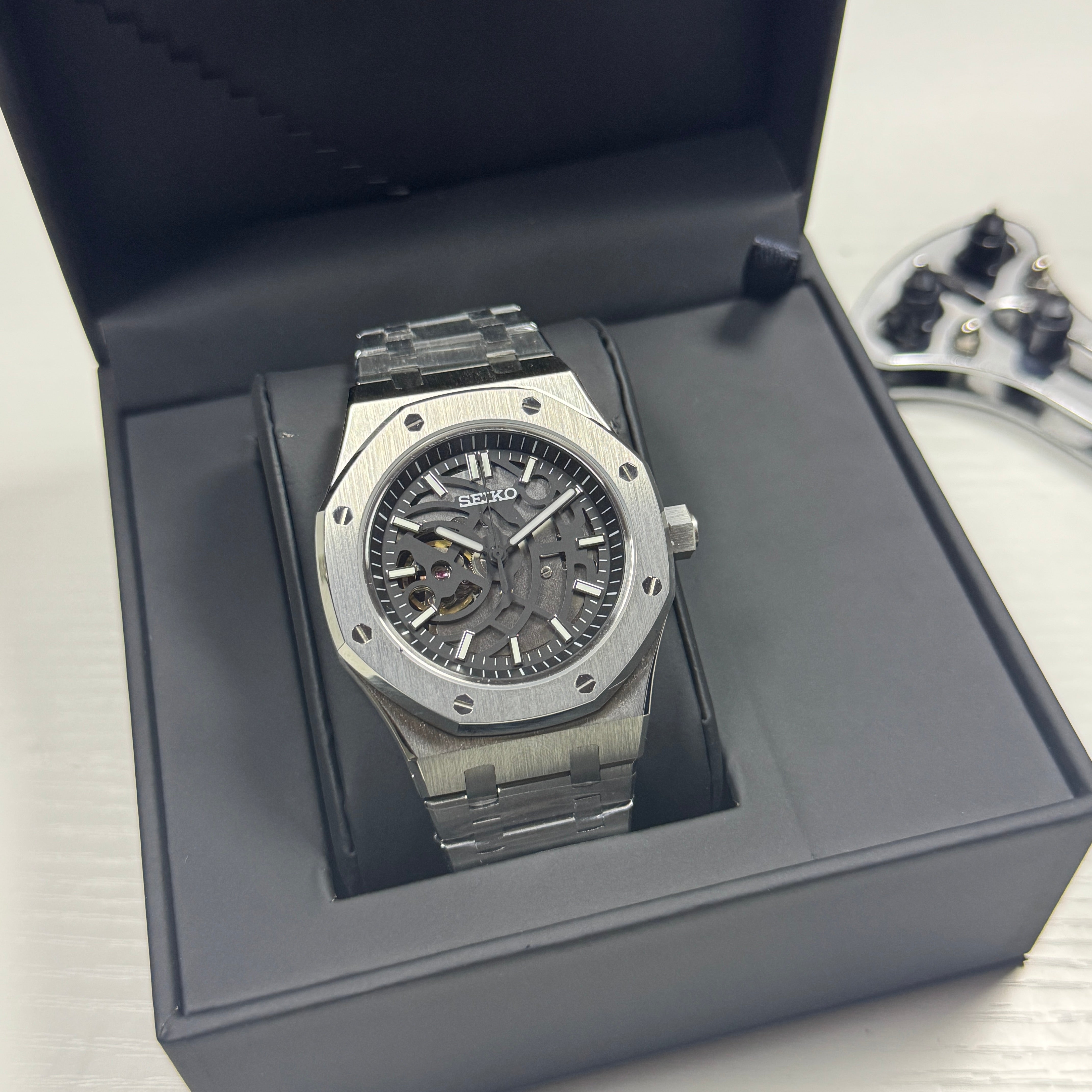 Seiko Mod Royal Oak | Esqueleto