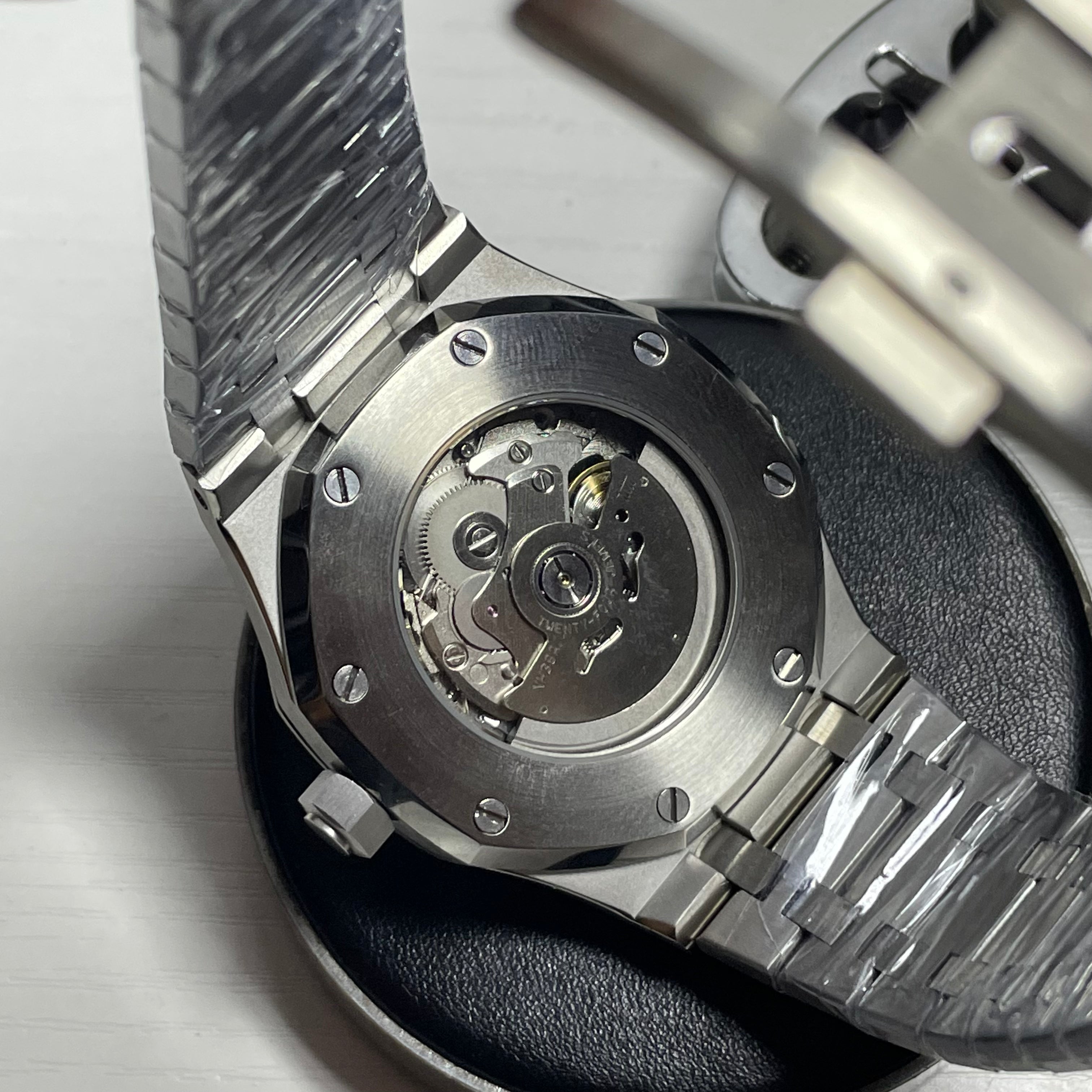 Seiko Mod Royal Oak Arabe Automatique Noir