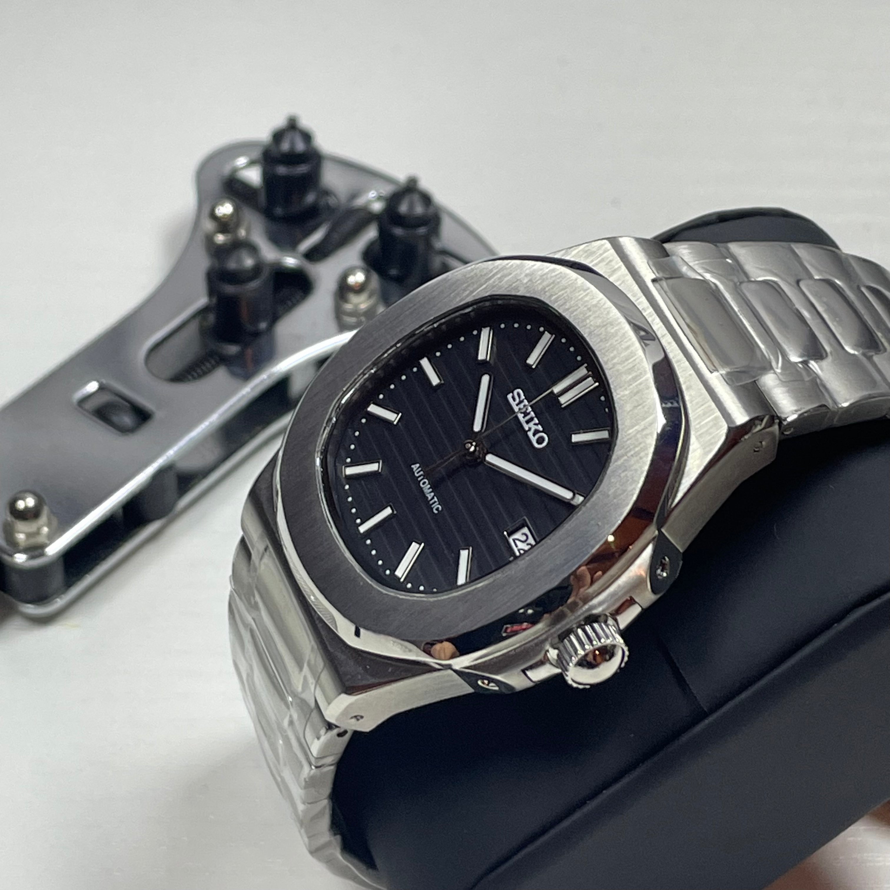 Seiko Mod Nautilus | Negro