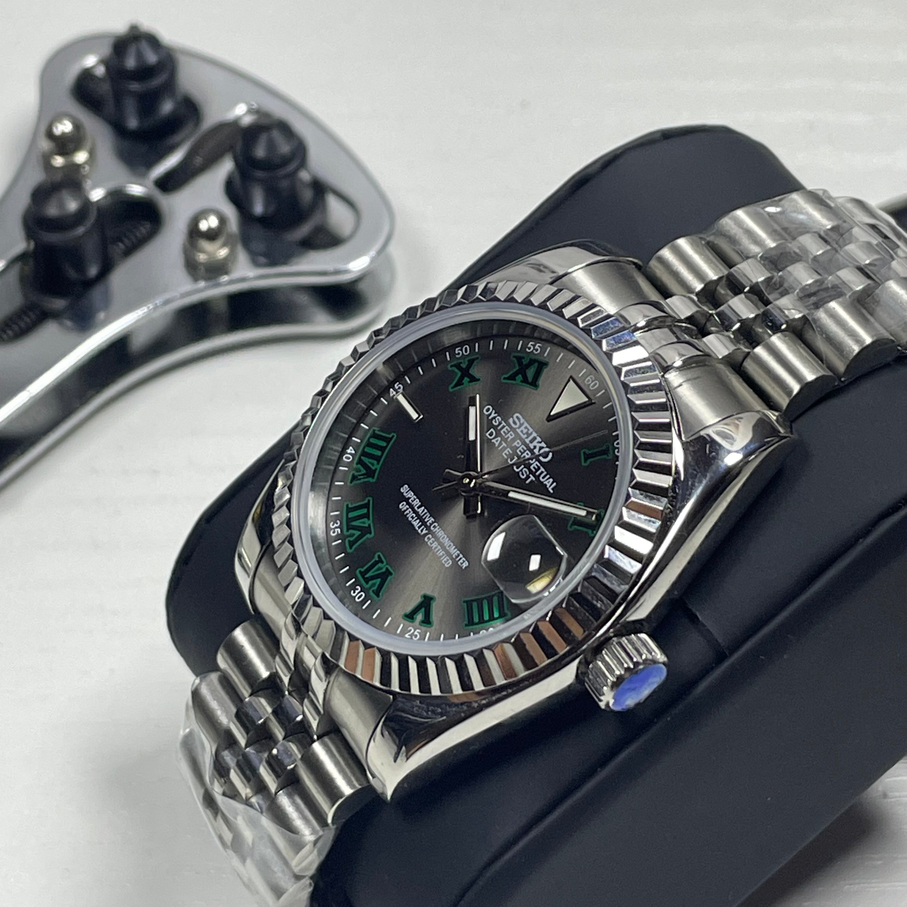 Seiko Mod Datejust | Wimbledon