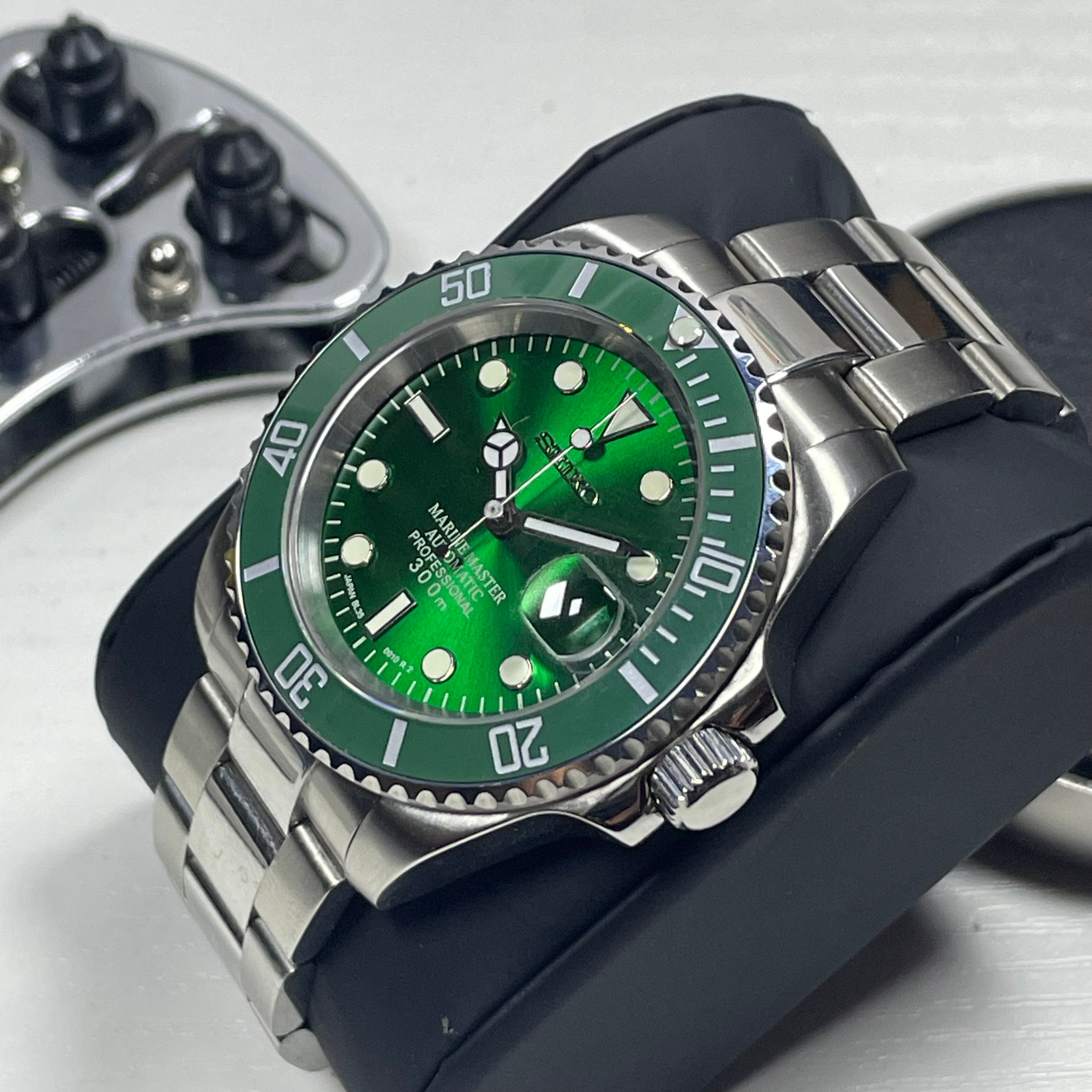 Seiko Mod Submariner | Green