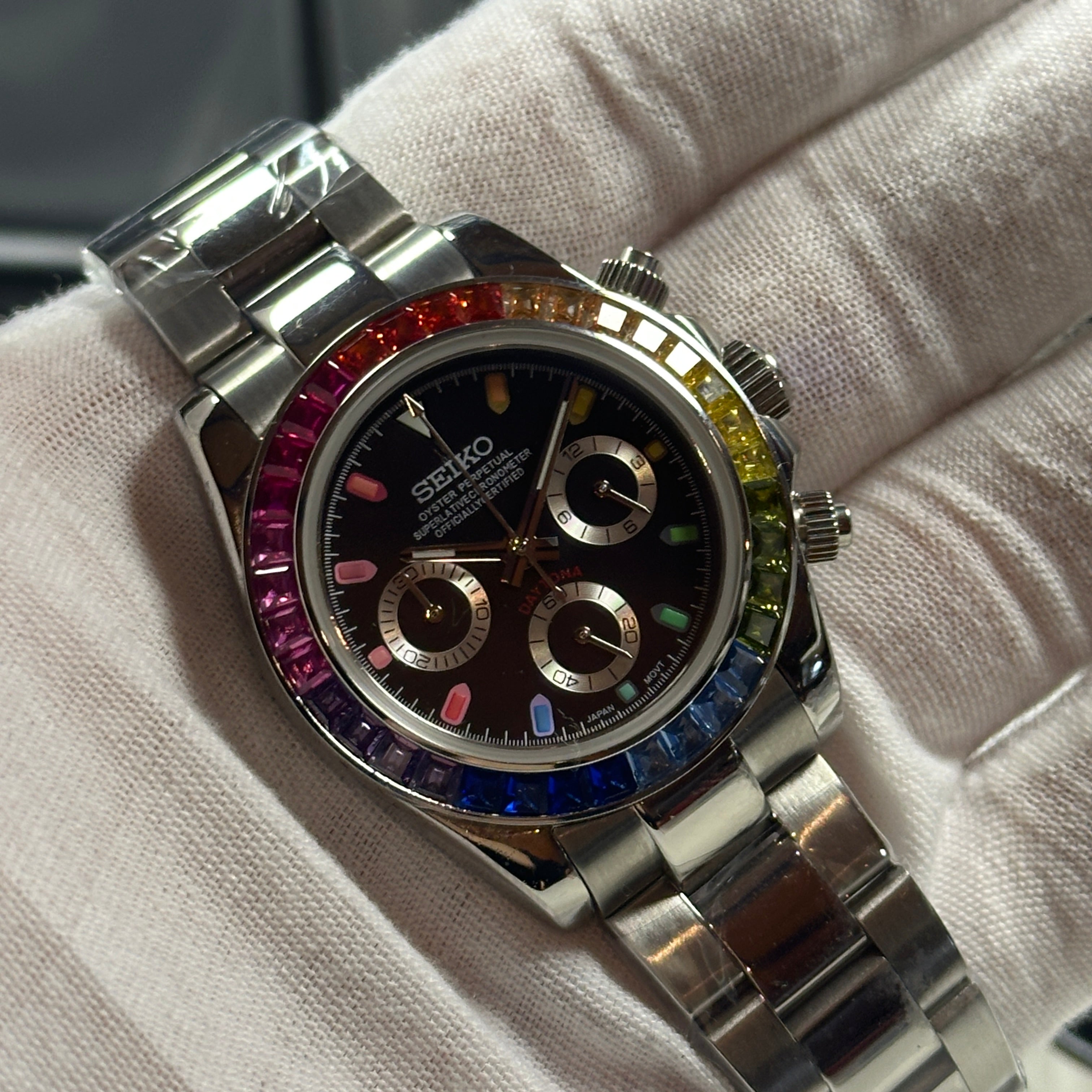 Seiko Mod Daytona Cosmograph | Rainbow