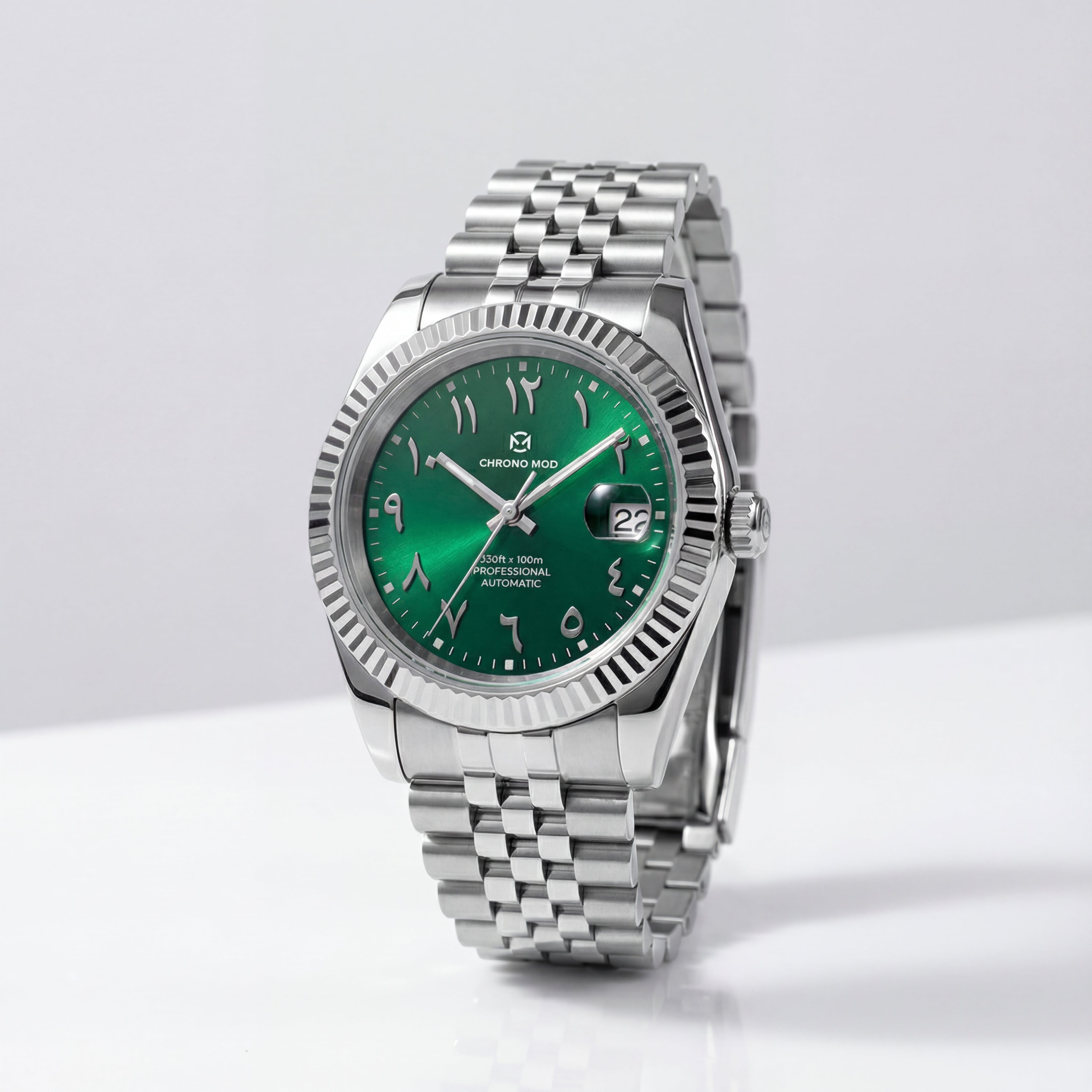 Classic Date – Green Arabic Dial Professional
