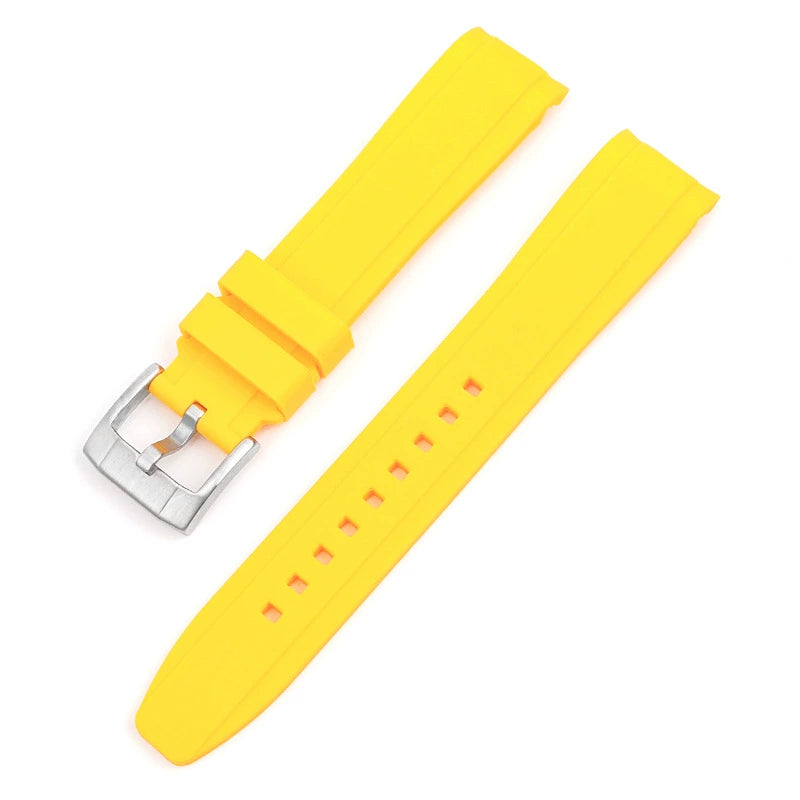 Seiko Mod Silikonarmband 20mm – Gebogenes Ende, Verschiedene Größen & Farben