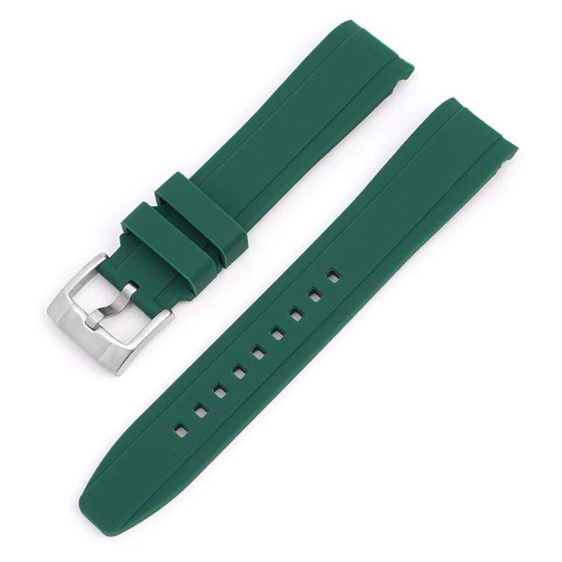 Seiko Mod Silikonarmband 20mm – Gebogenes Ende, Verschiedene Größen & Farben