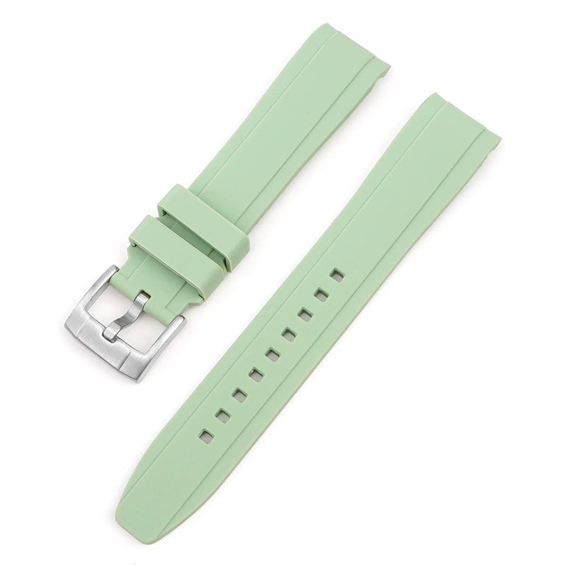 Seiko Mod Silikonarmband 20mm – Gebogenes Ende, Verschiedene Größen & Farben