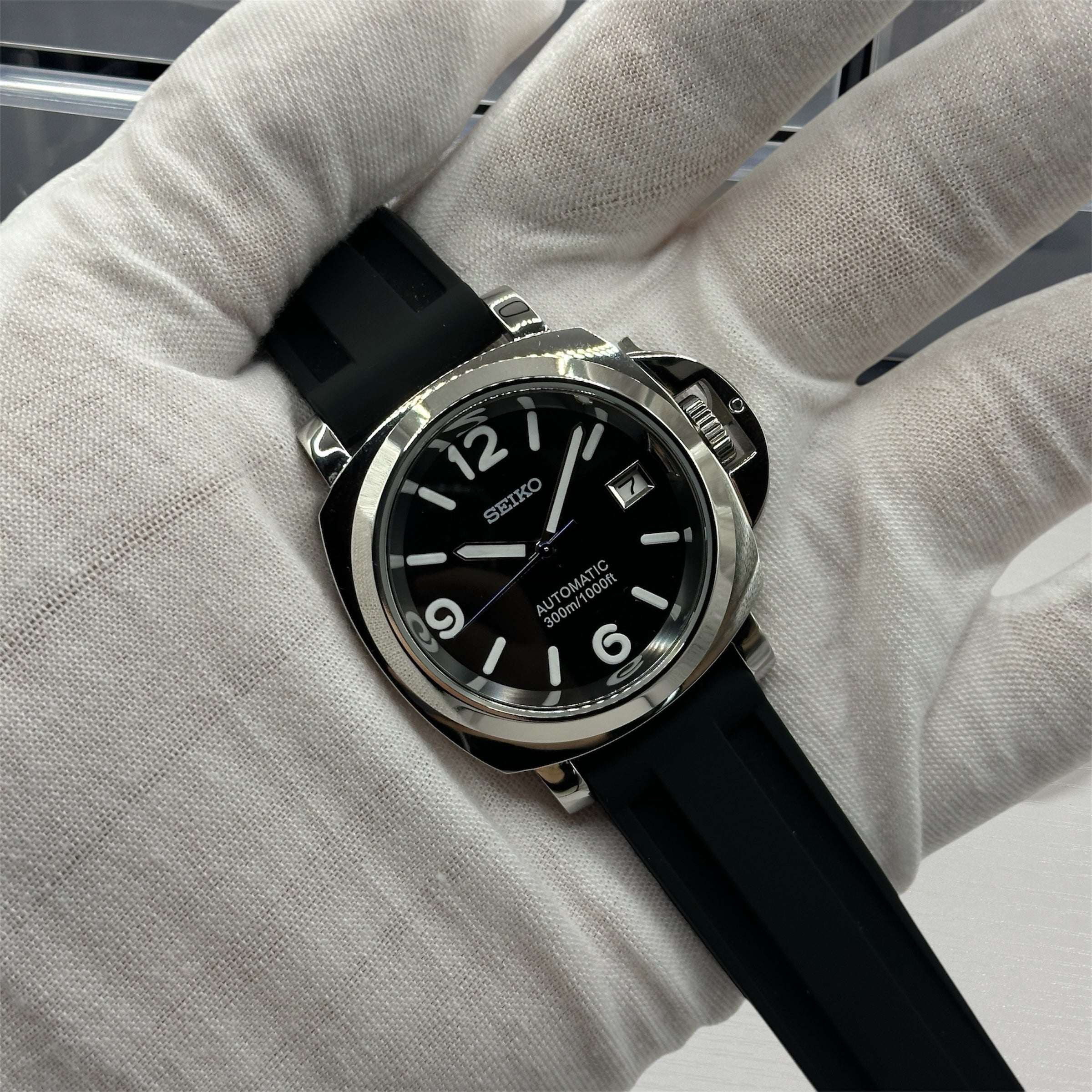 Seiko Mod Panerai | ZWART