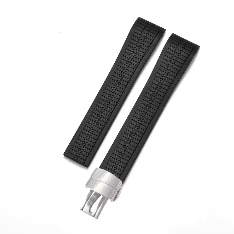 Rubber horlogeband – 21mm, past op Aquanaut Seiko Mod