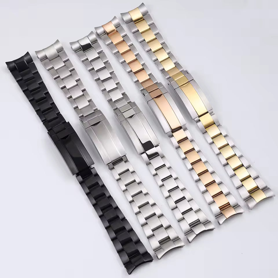 Submariner Edelstahl Oyster Stahl Uhrenarmband – 20mm für Seiko Mod