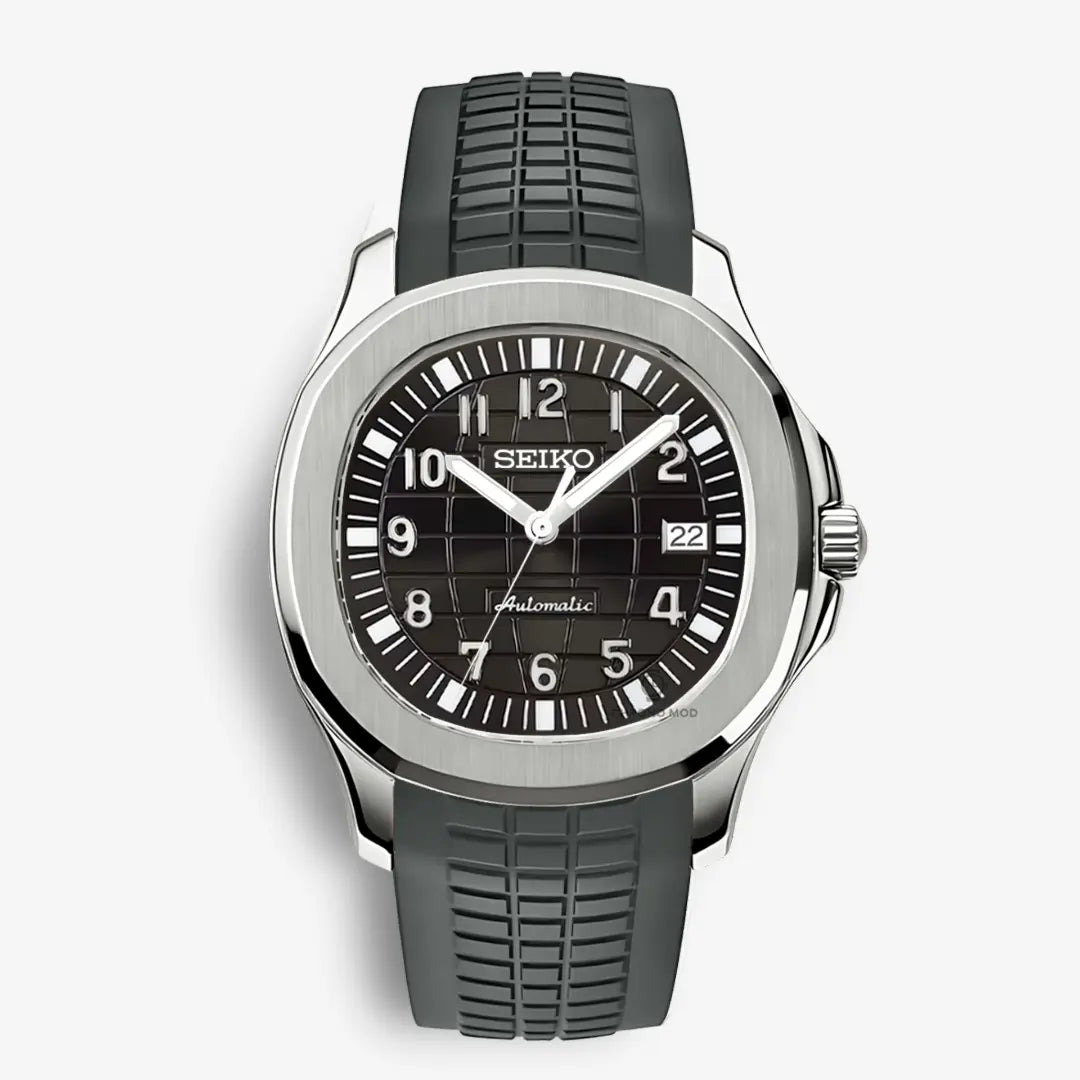 Seiko Mod Aquanaut 42mm | Grey Chrono Mod