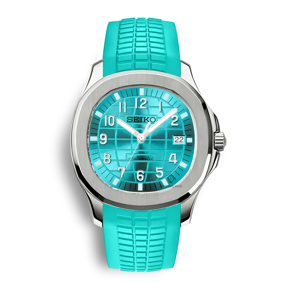 Seiko Mod Aquanaut 42mm | Red Chrono Mod