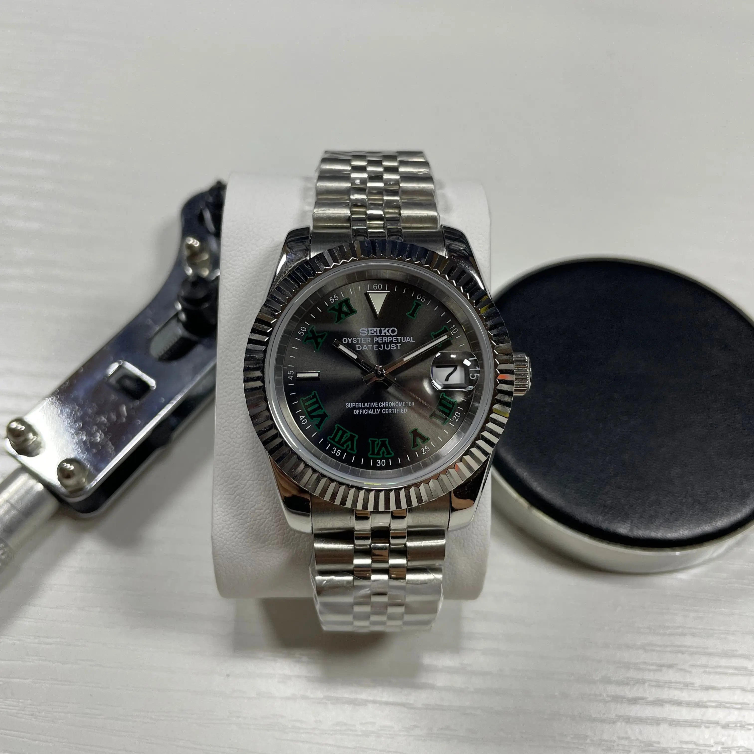 Seiko Mod Datejust | Wimbledon - Chrono Mod