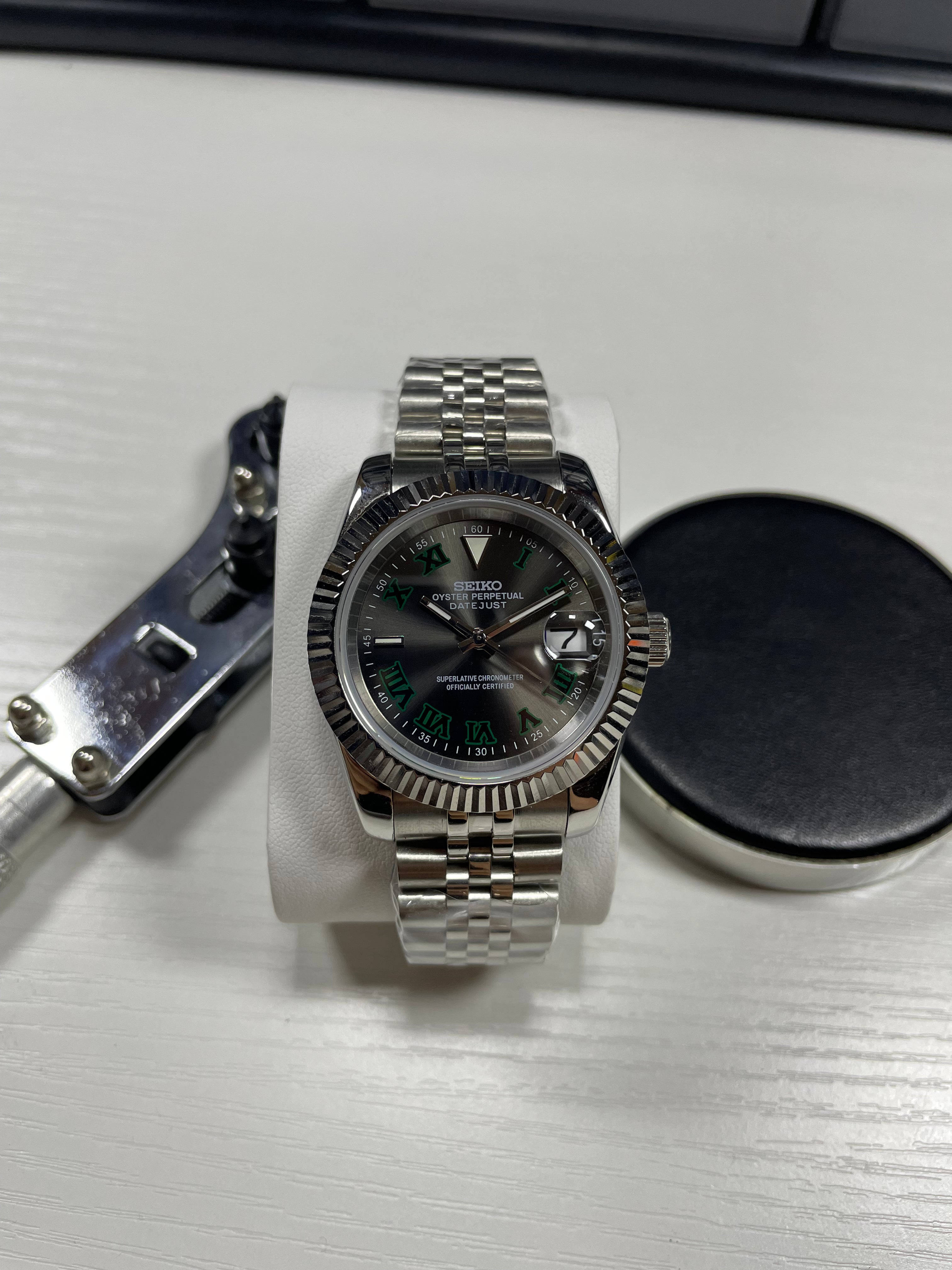 Seiko Mod Datejust | Wimbledon Chrono Mod