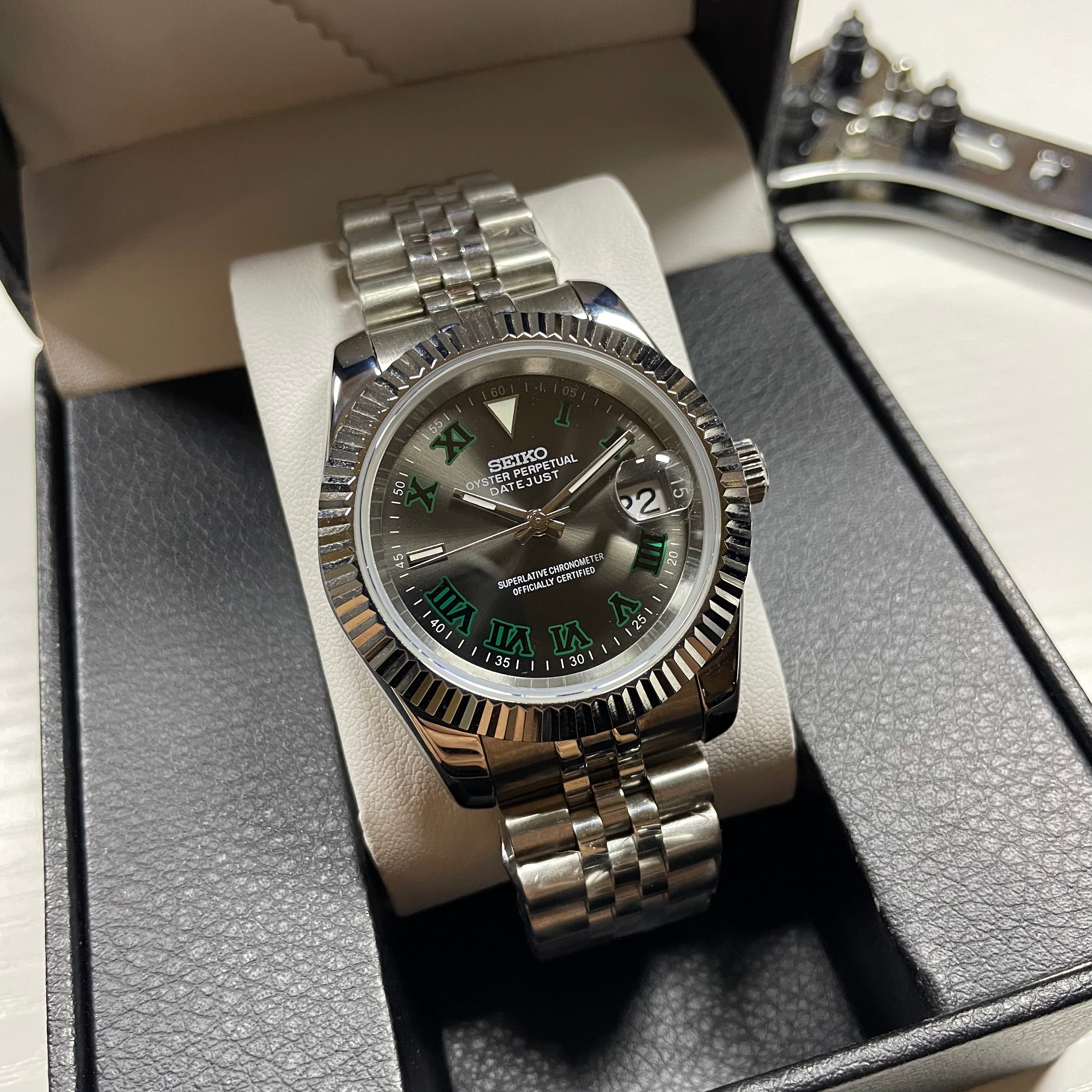 Seiko Mod Datejust | Wimbledon Chrono Mod