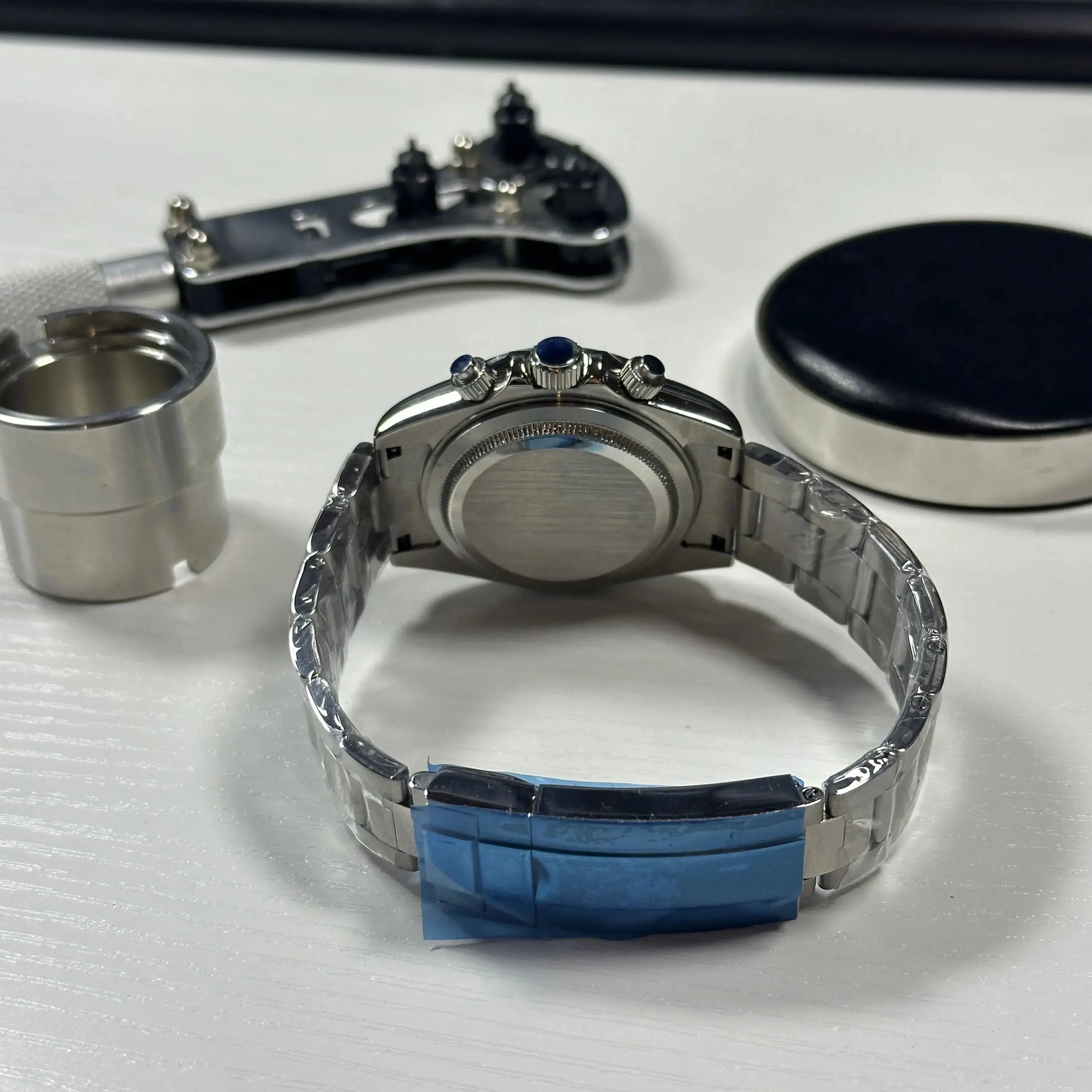 Seiko Mod Daytona Cosmograph | White & Black - Chrono Mod