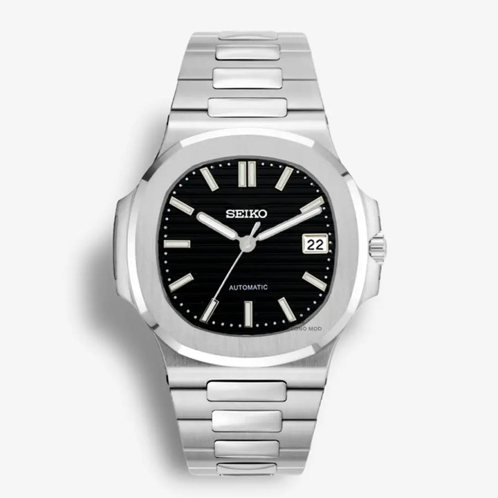 Seiko Mod Nautilus | Negro