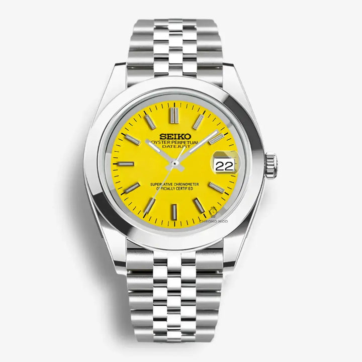 Seiko Mod Oyster | Yellow