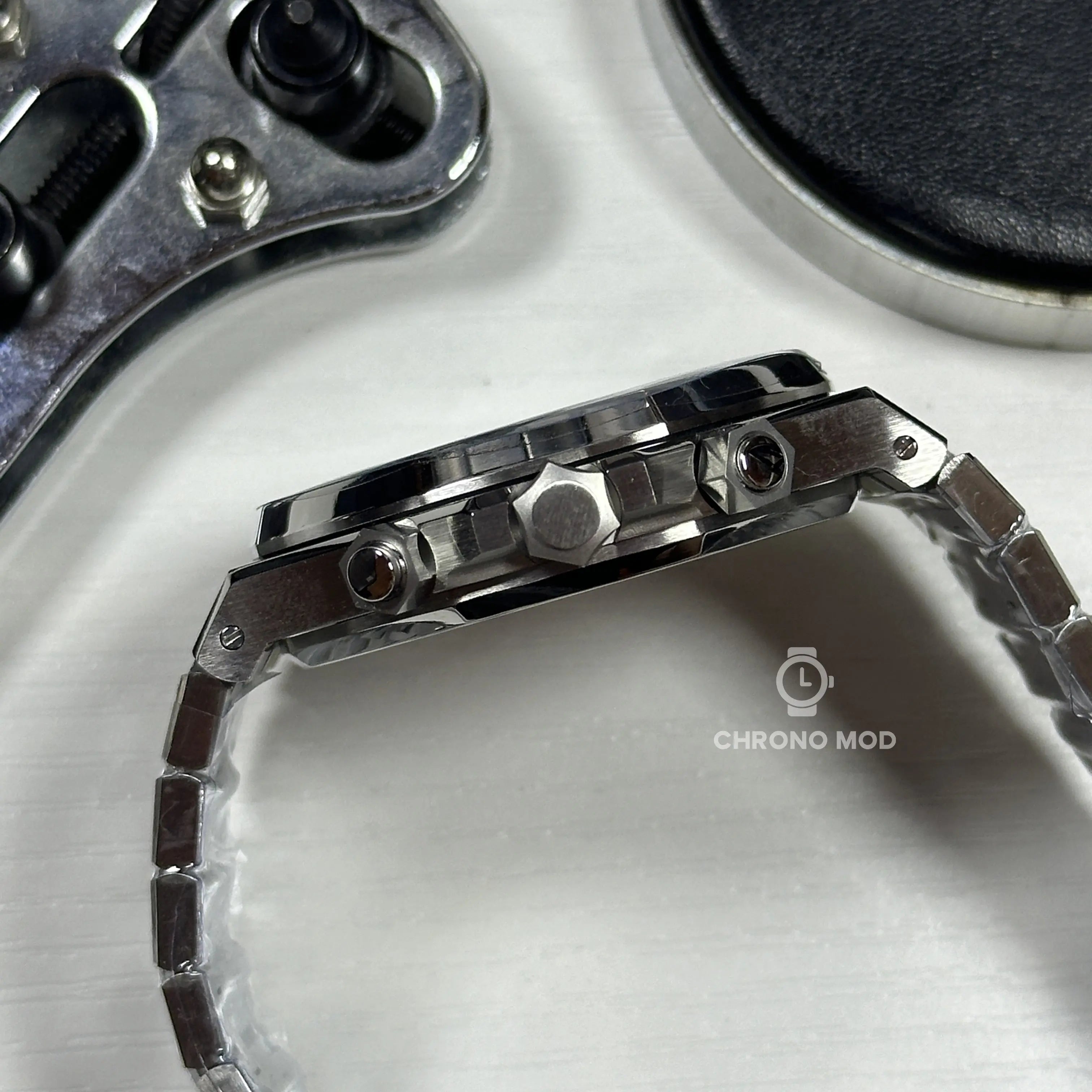 Seiko Mod Royal Oak Chrono Graph | Blue - Chrono Mod