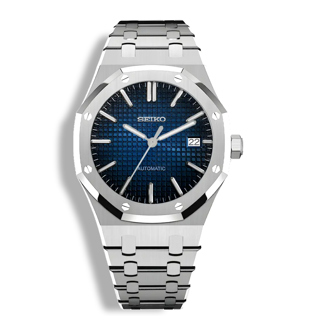 Seiko Mod Royal Oak | Blue - Chrono Mod