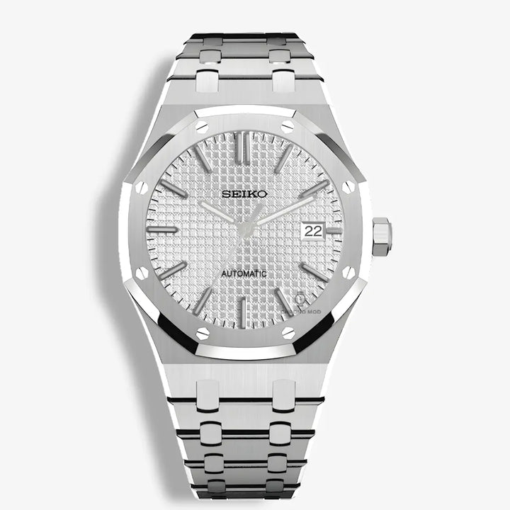 Seiko Mod Royal Oak | Blanco