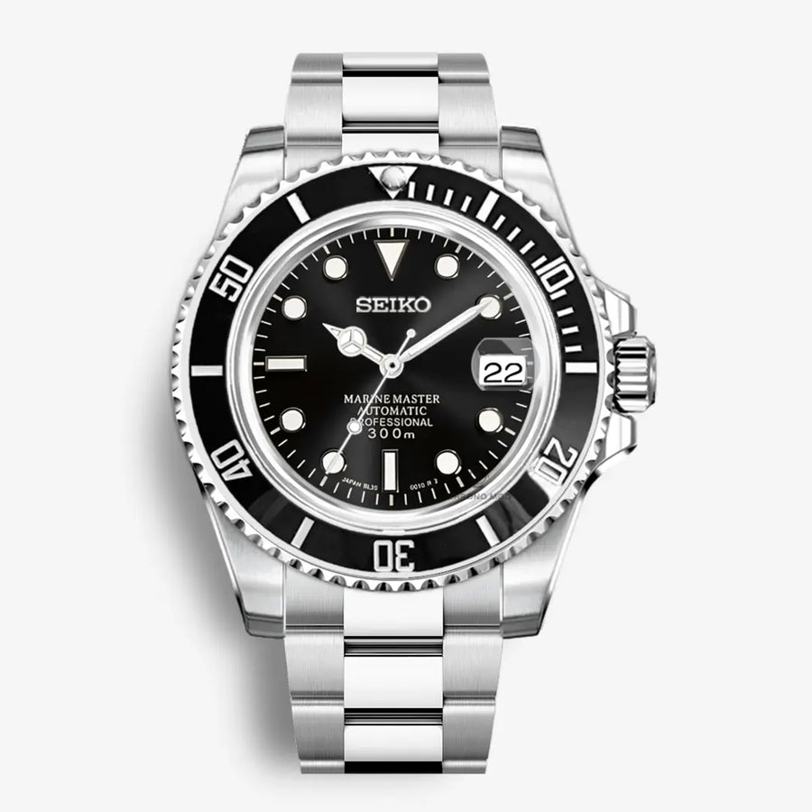 Seiko Mod Submariner | Black