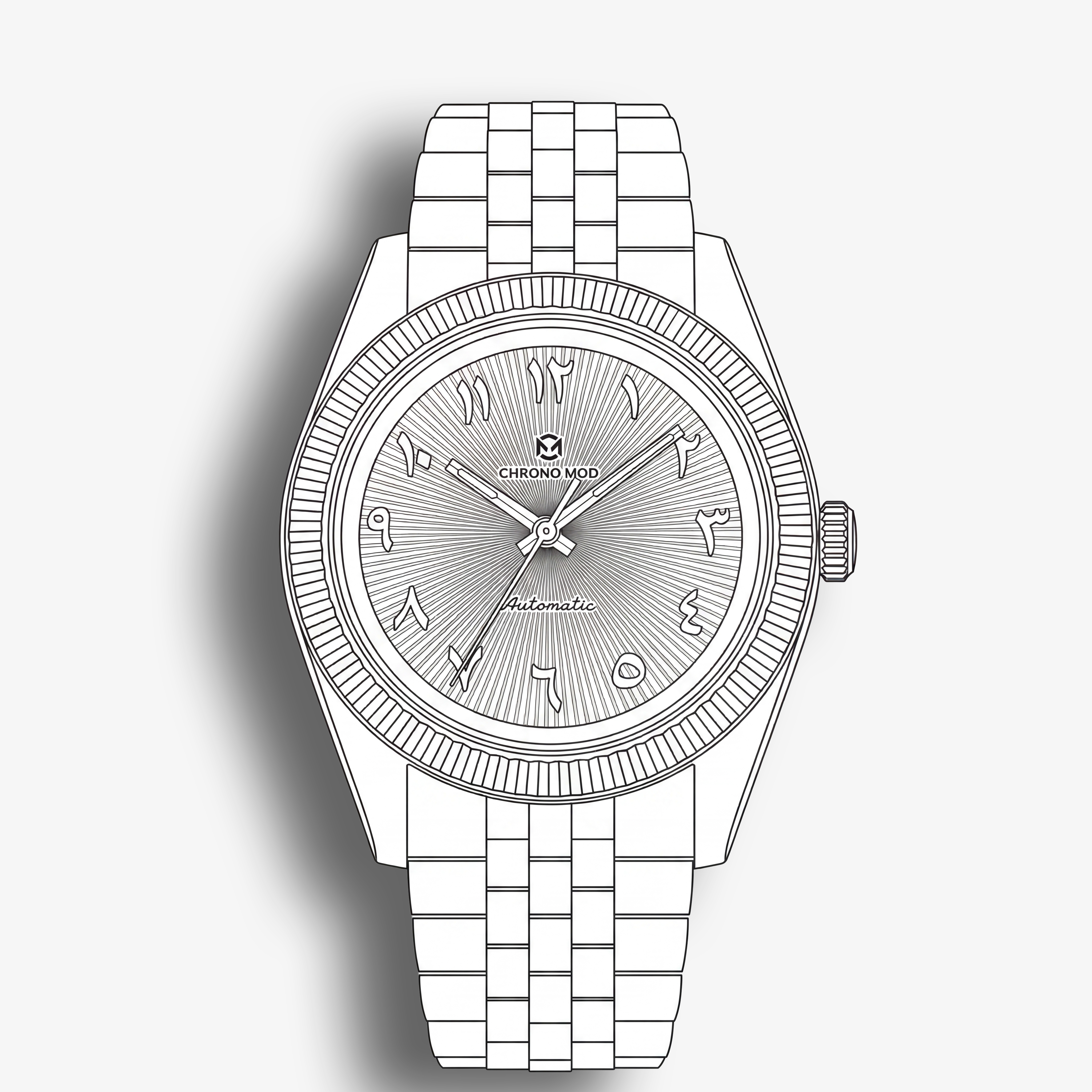 Classic Date – Mostrador Árabe Preto