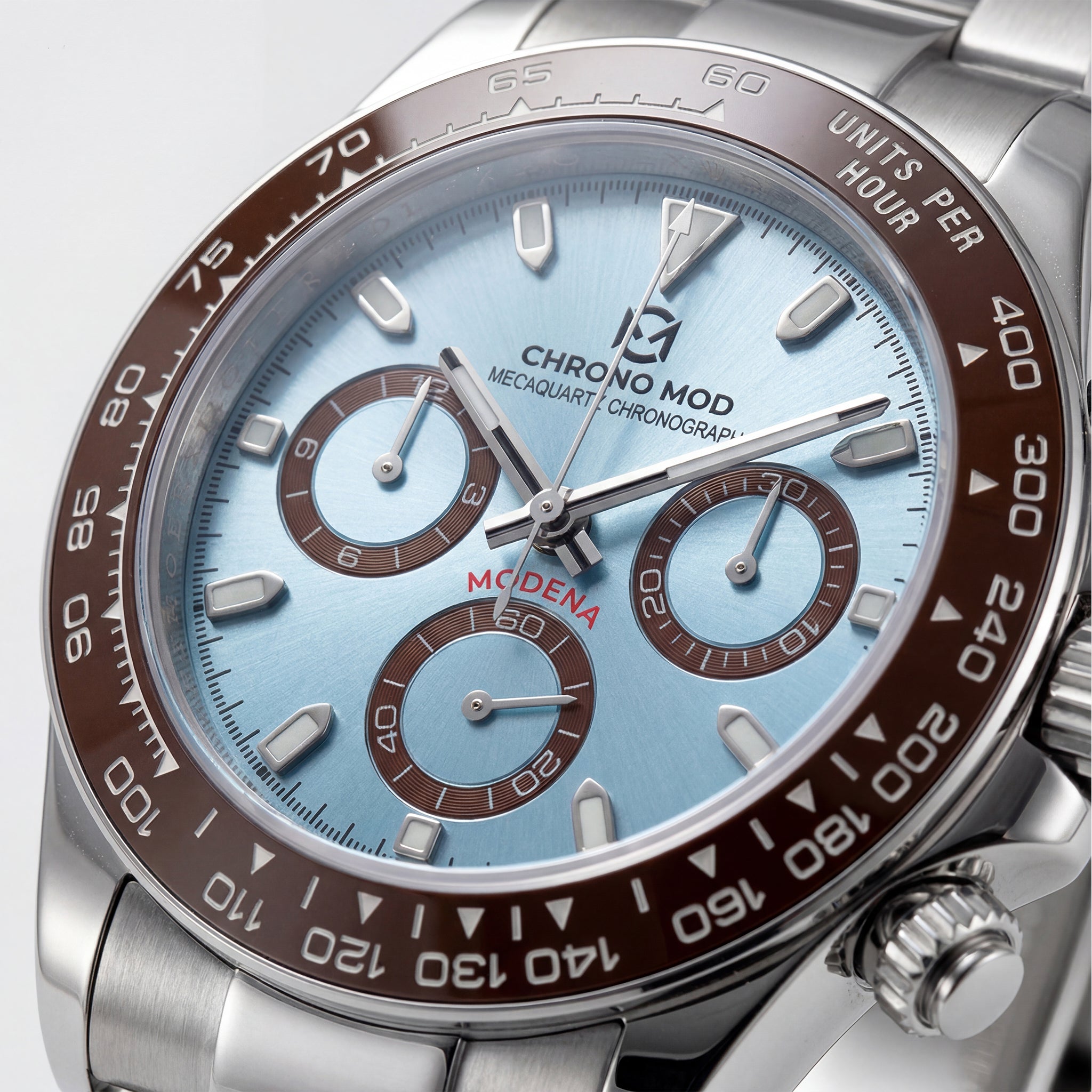 Modena – Platinum Chronograph