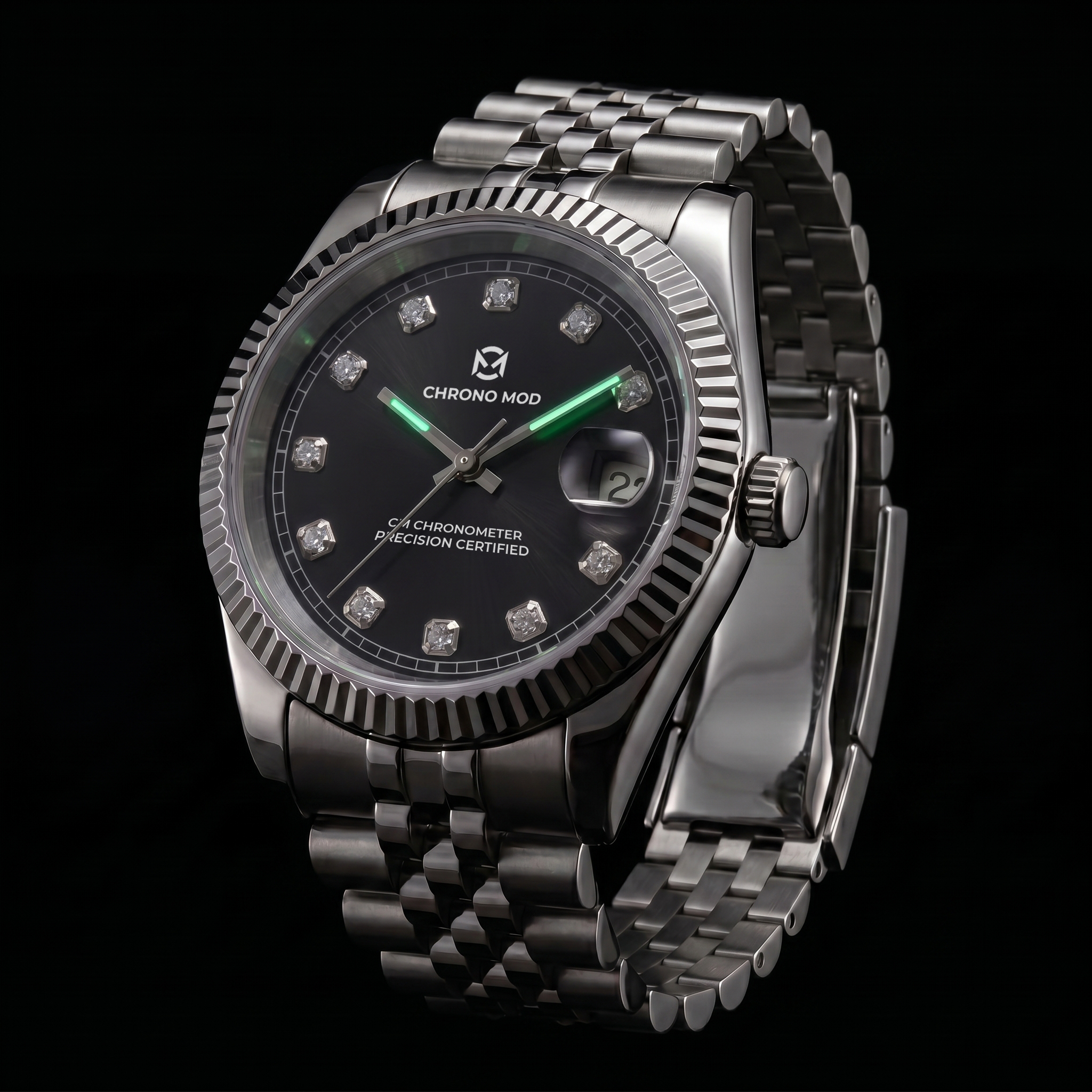 Classic Date Black Gem - lume night shot