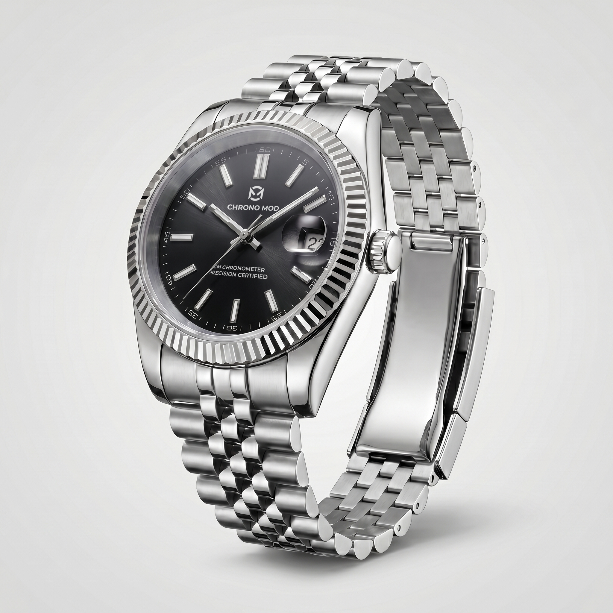 Classic Date Black Sunburst - 3/4 packshot