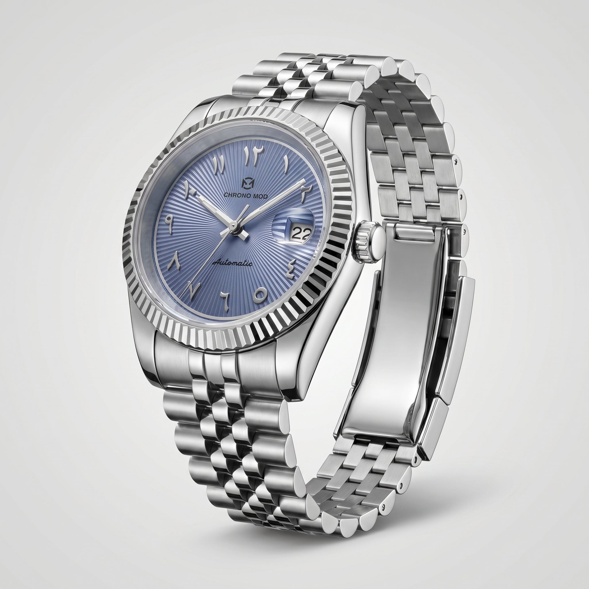 Classic Date skyblue - vue 3/4 studio