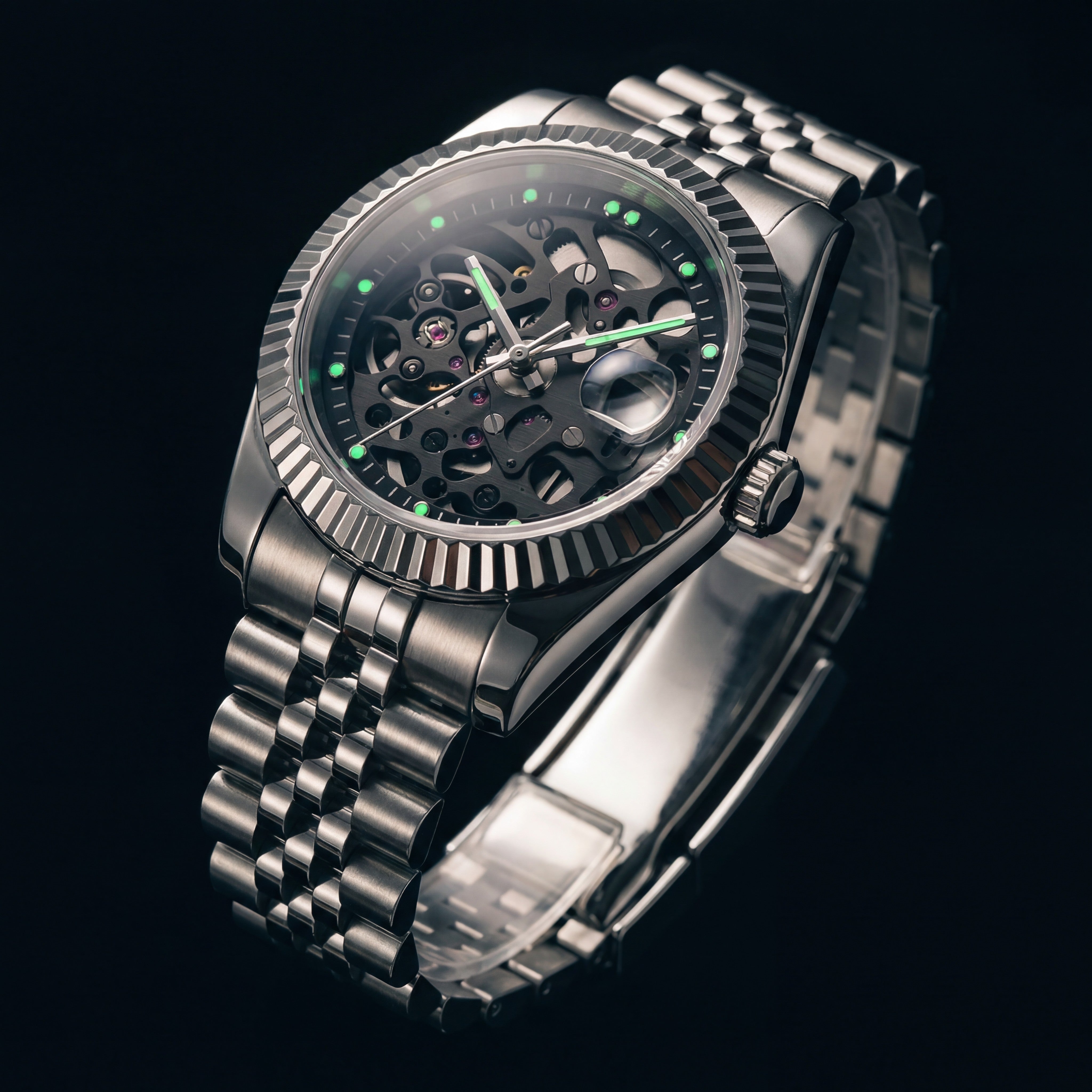 Classic Date – Skeleton Chrono Mod