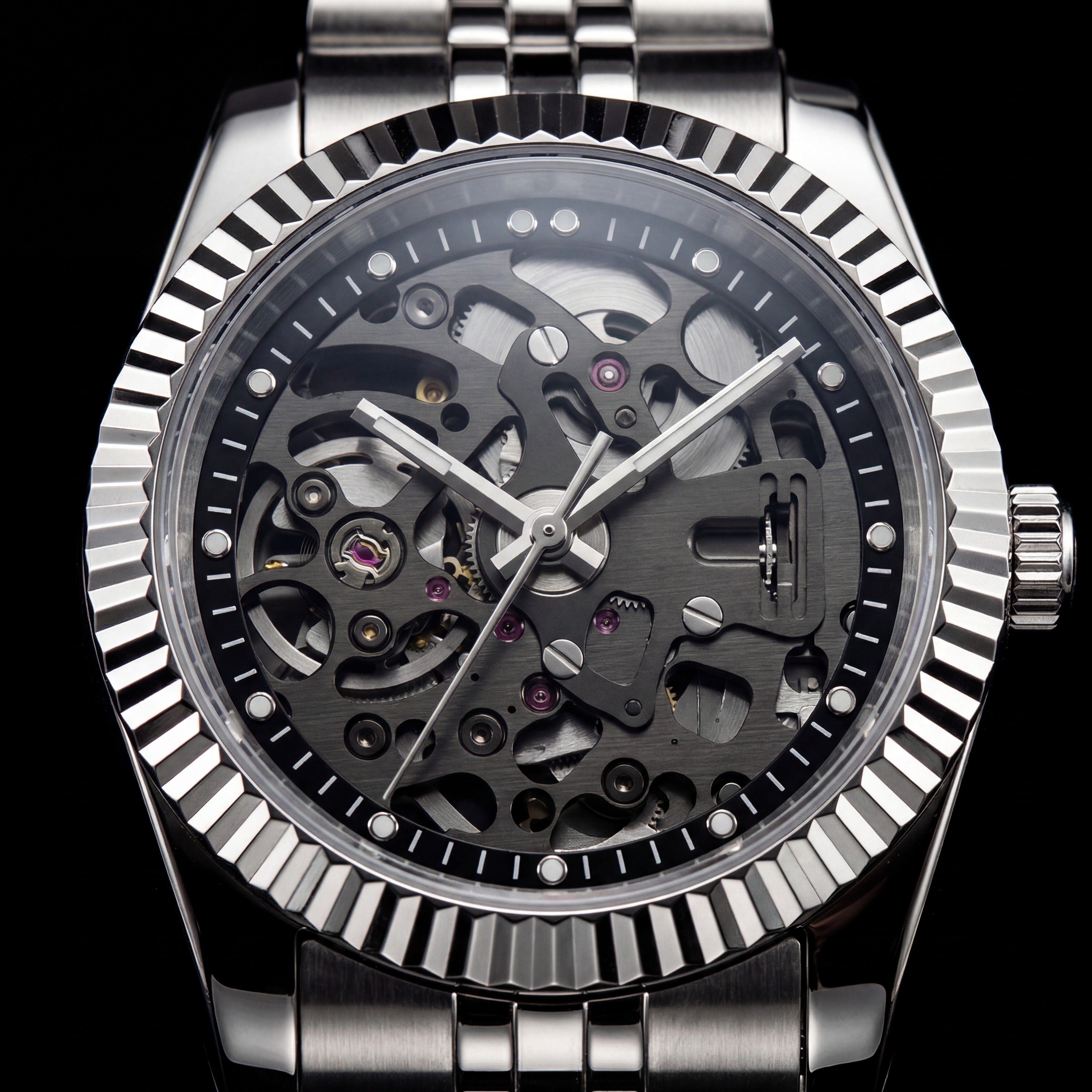 Classic Date – Skeleton Chrono Mod