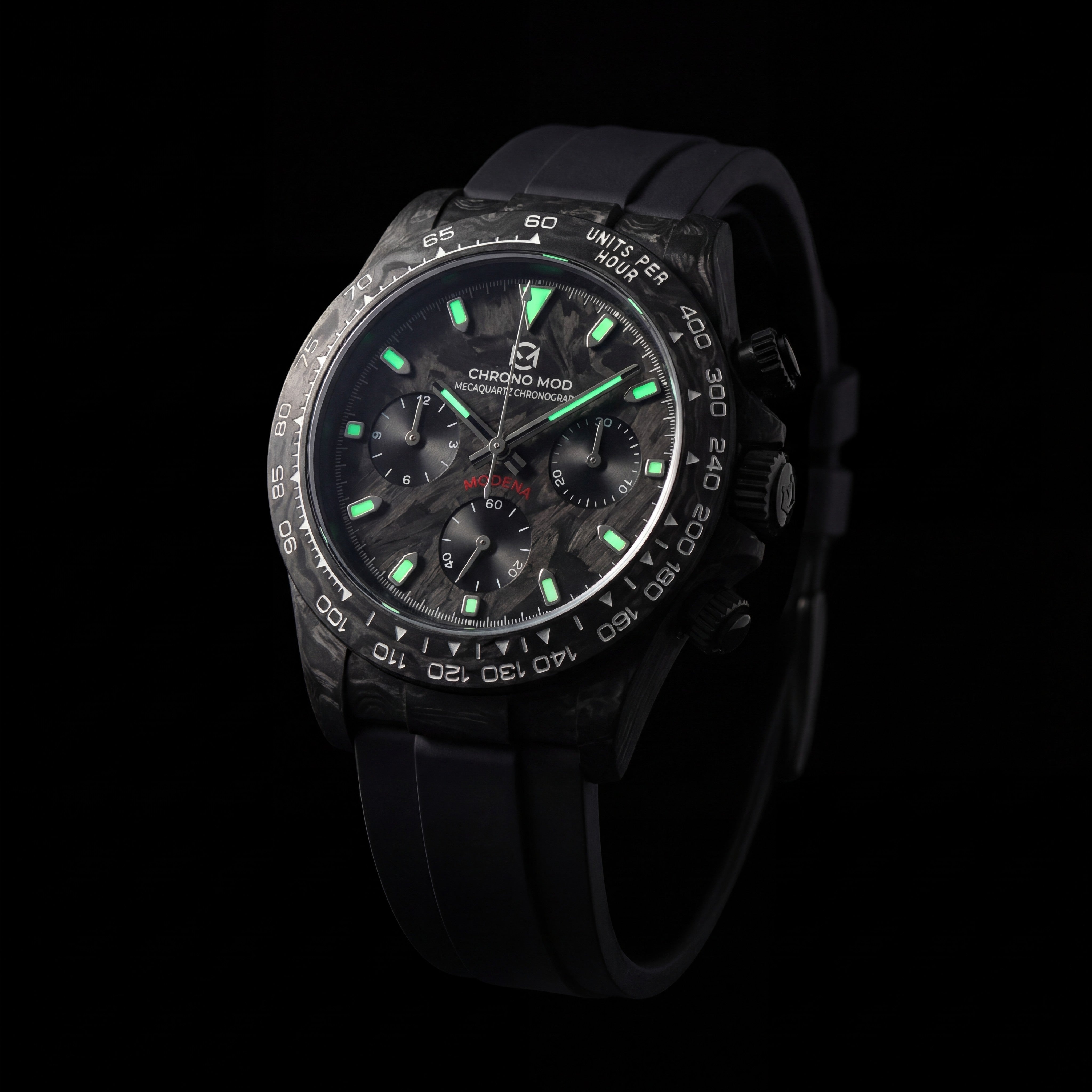Modena – Forged Carbon Chronograph Chrono Mod