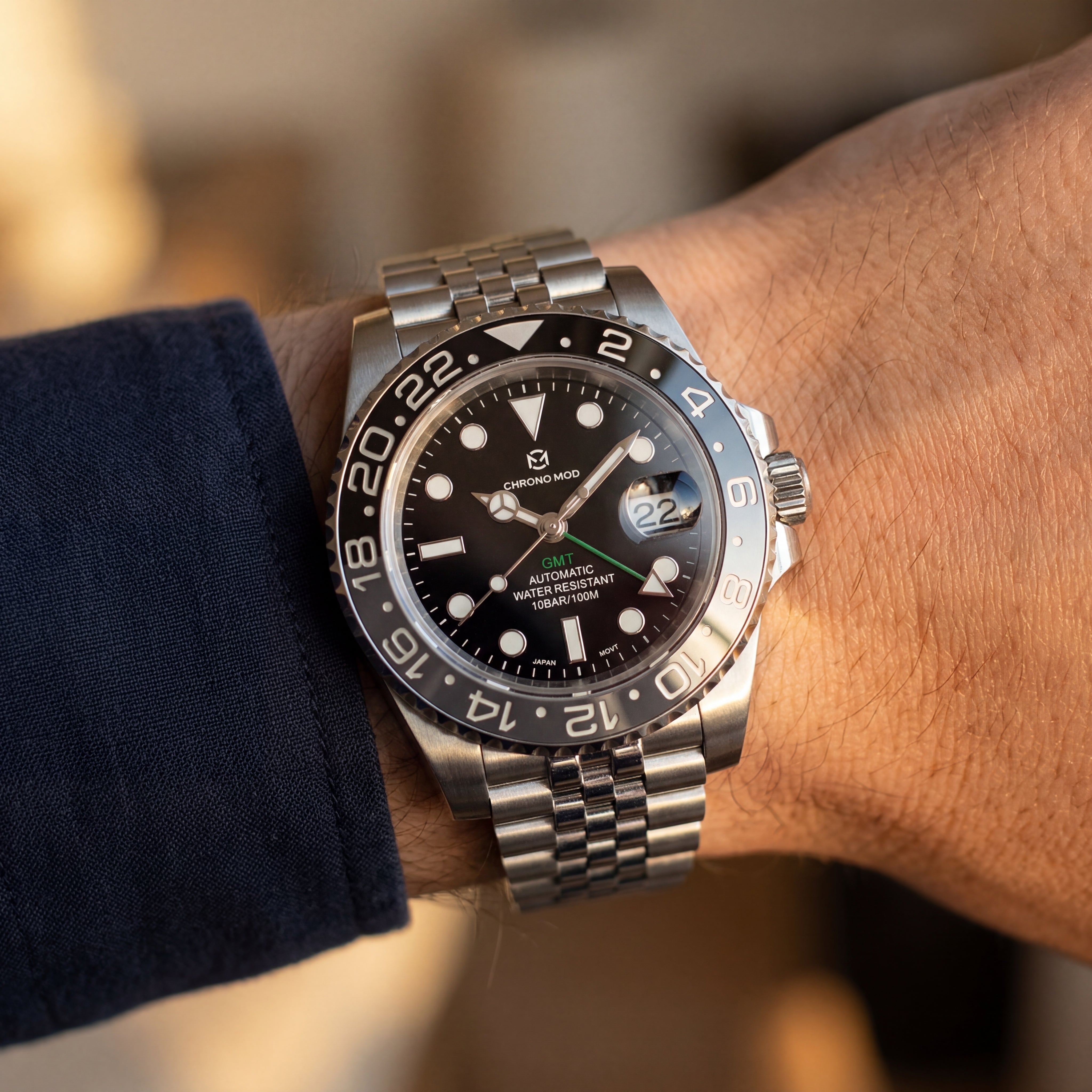 GMT Dual-Time Bruce Wayne Chrono Mod