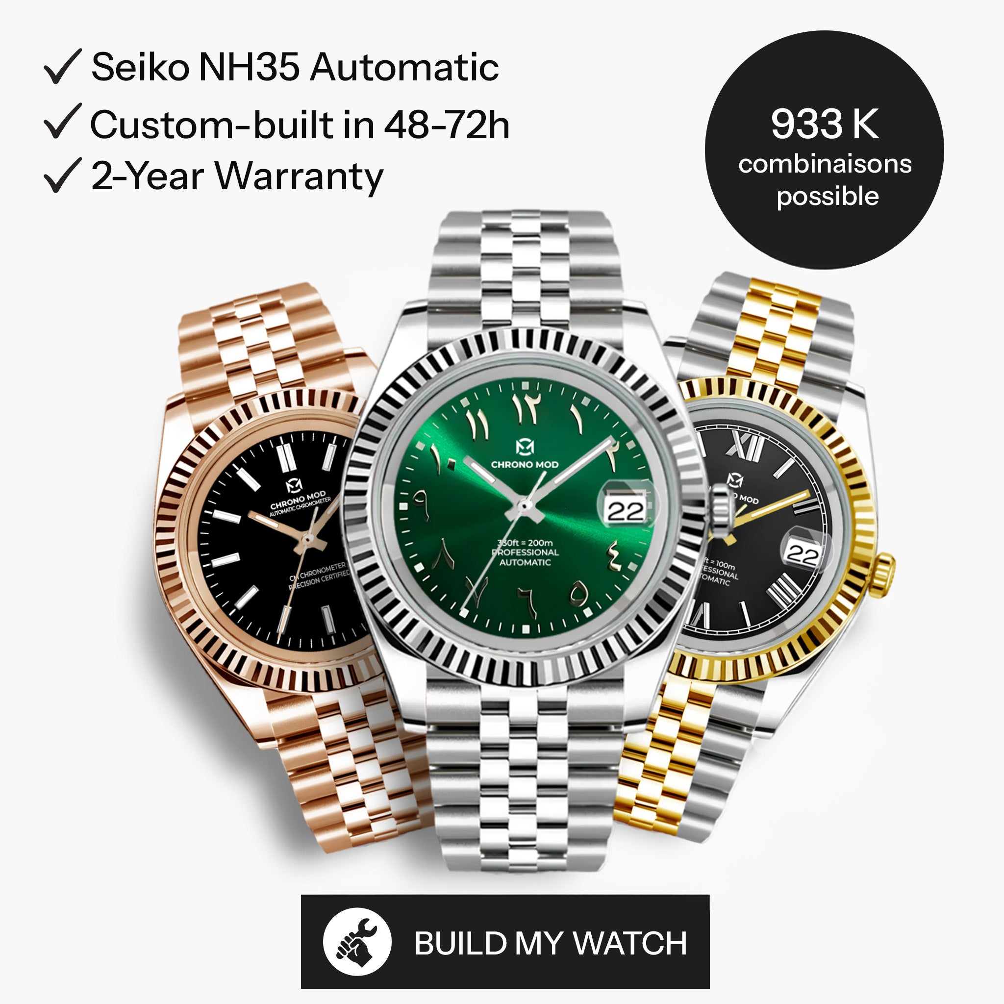 Classic Date – Design Your Custom Automatic Watch