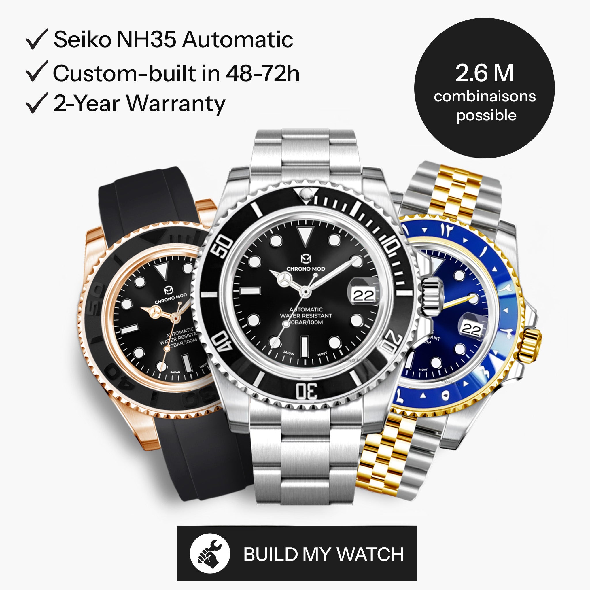 DeptMaster – Design Your Custom Automatic Watch