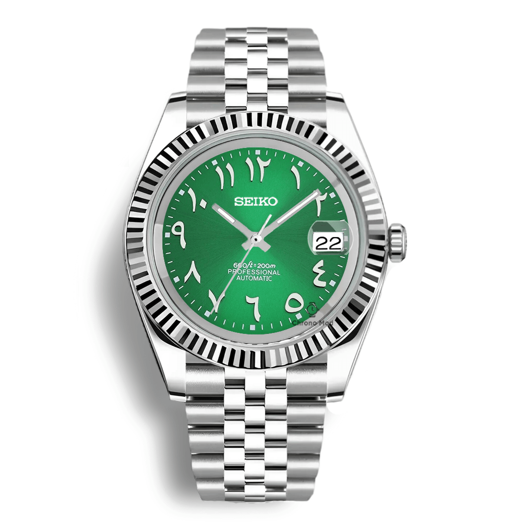 Seiko Mod DateJust Arabic Dial Professional Automatic Chrono Mod