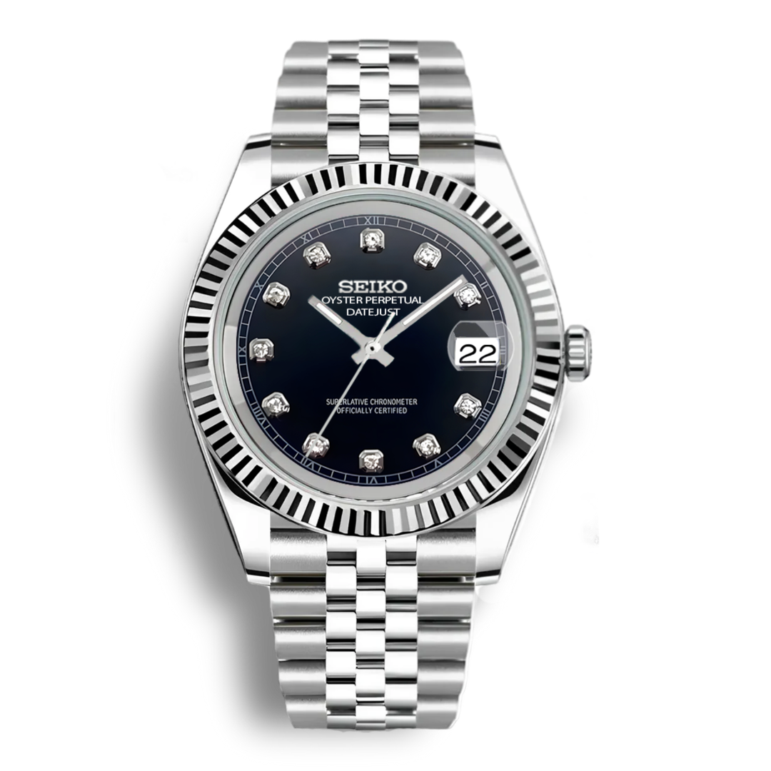 Seiko Mod Datejust Gem | Black