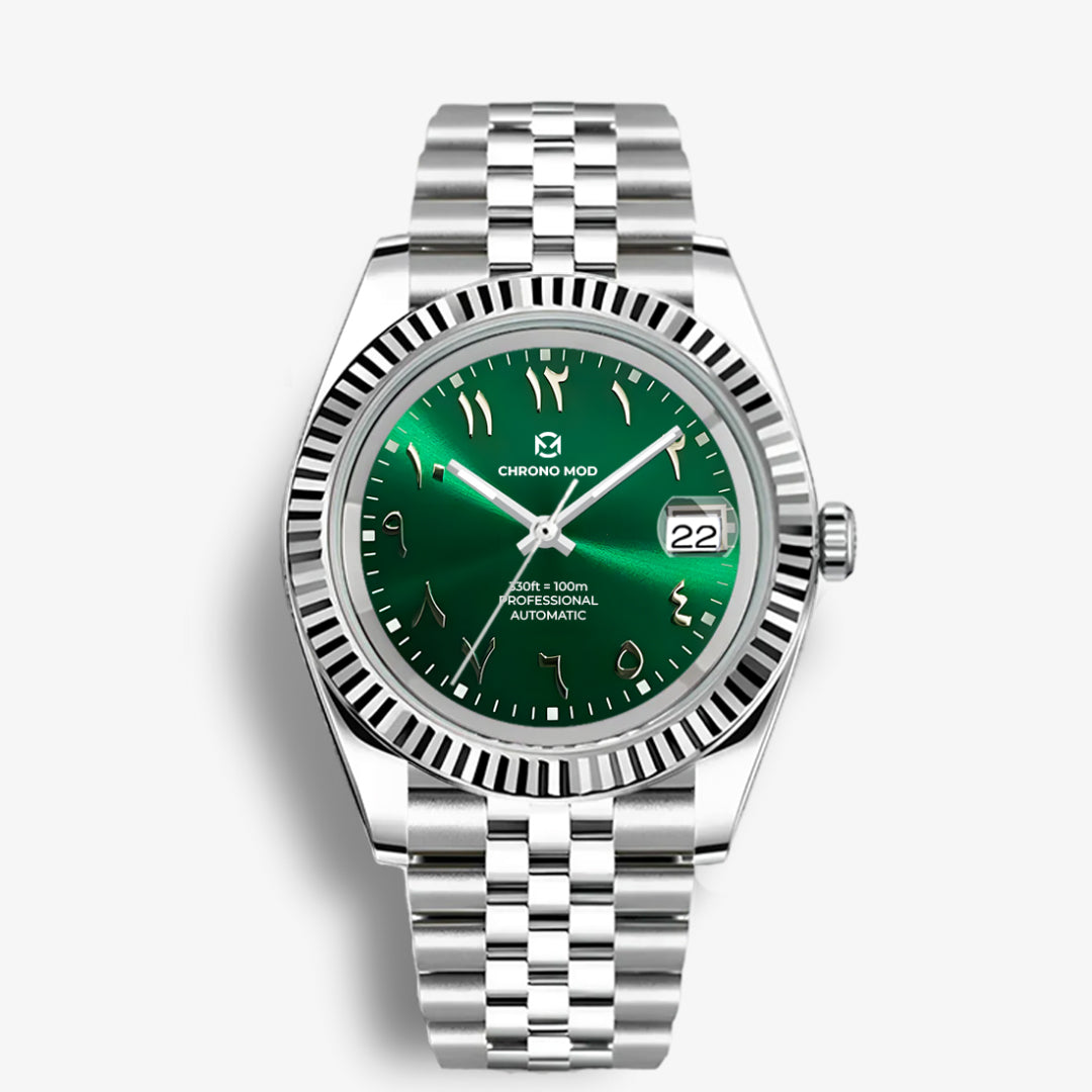 Classic Date – Green Arabic Dial Professional