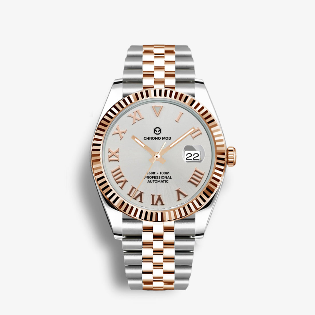 Classic Date Women – Roman White Rolesor
